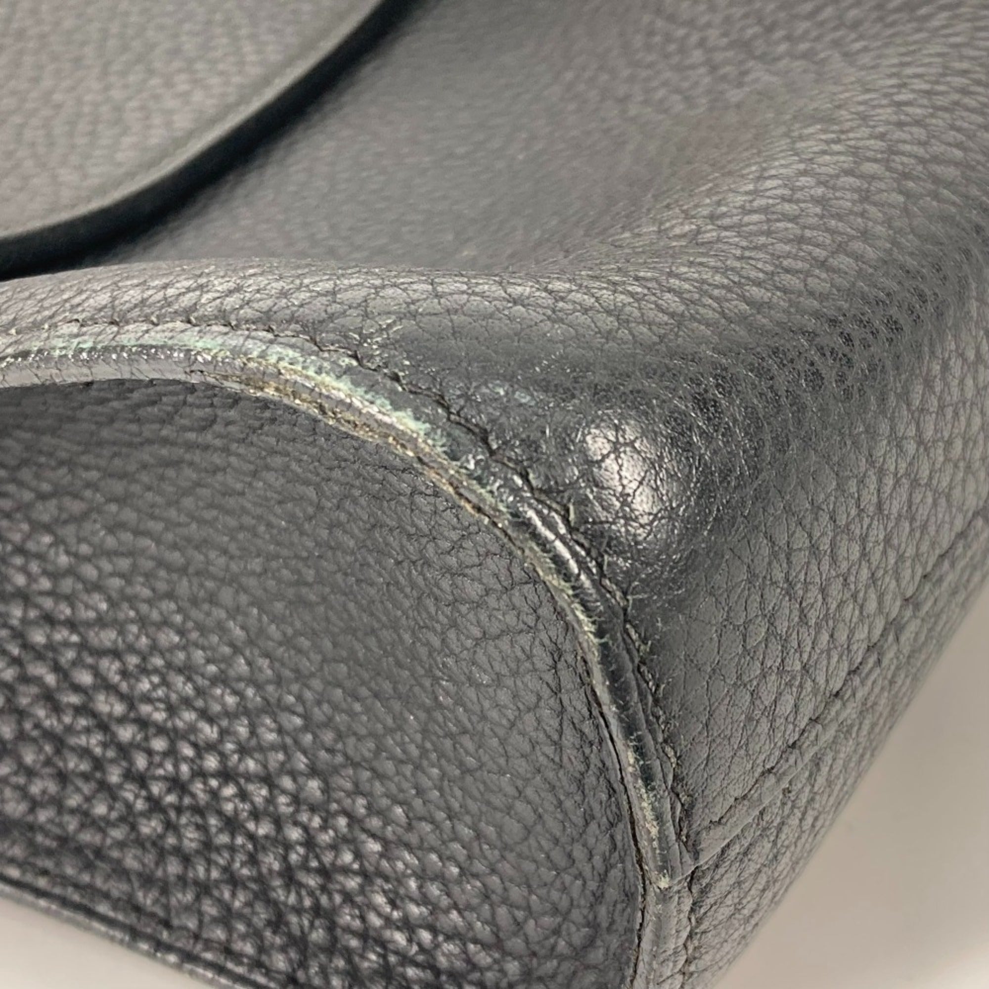 Hermes Black Leather Briefcase (Pre-Owned)