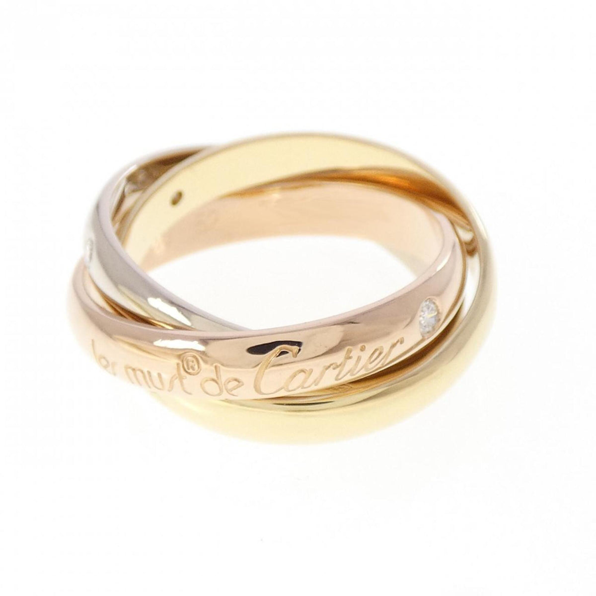 Cartier Yellow Gold (18K) Pink Gold (18K) White Gold (18K) Band Ring (Pre-Owned)