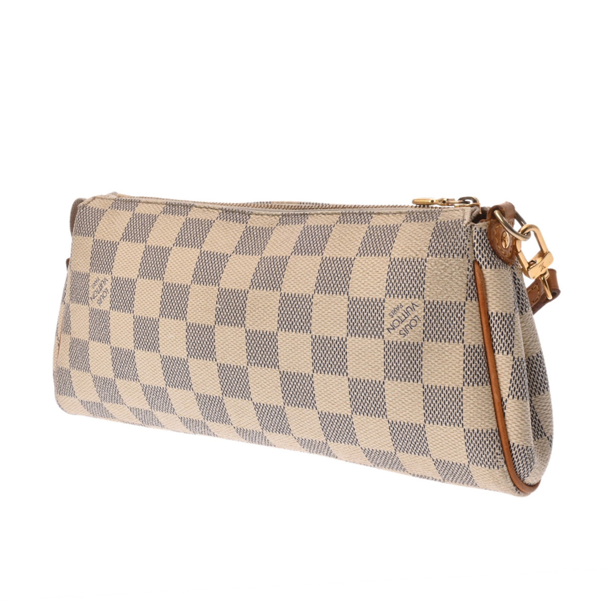 Louis Vuitton Damier Azur White Damier Azur Shoulder Bag (Pre-Owned)