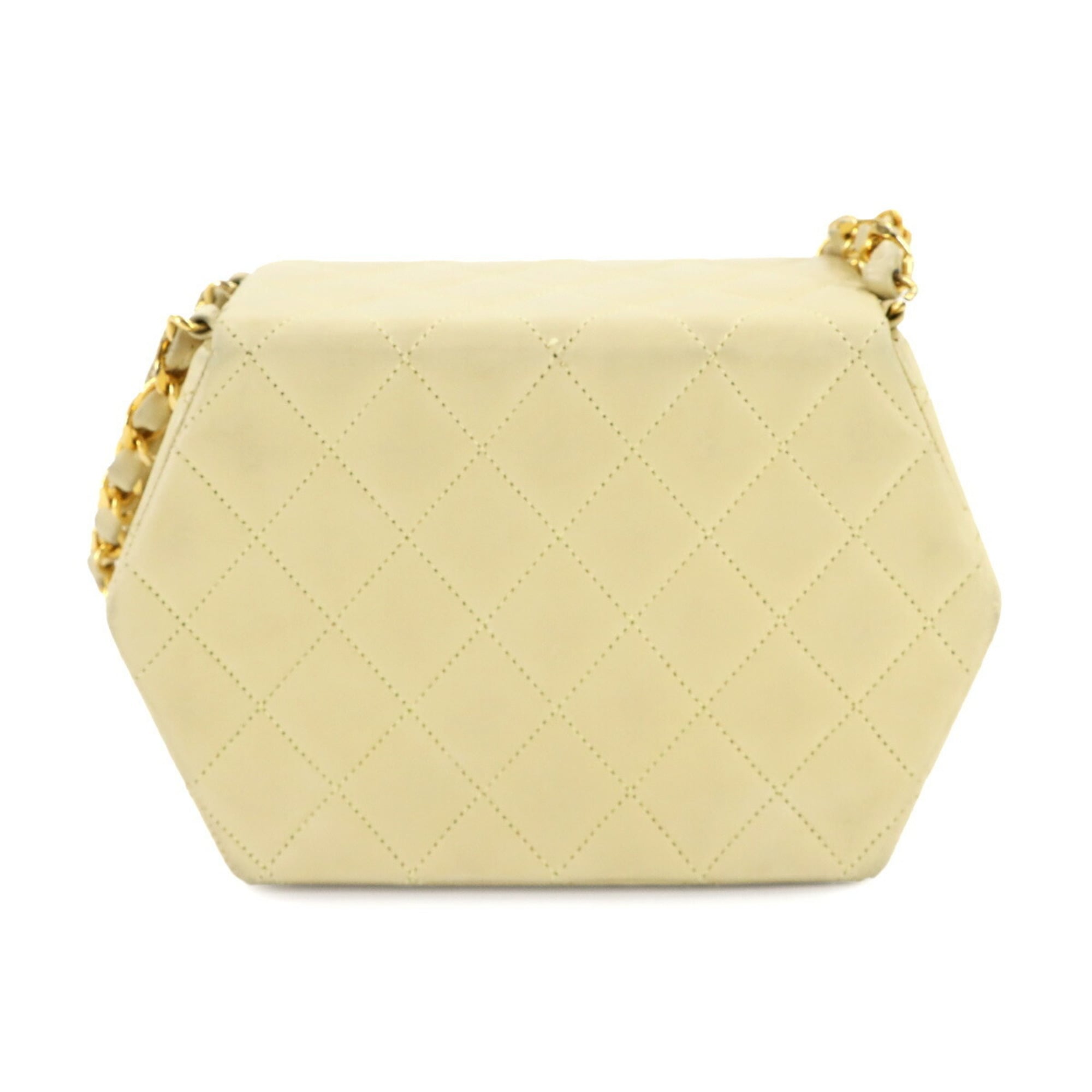 Chanel Yellow Leather Handbag (Pre-Owned)