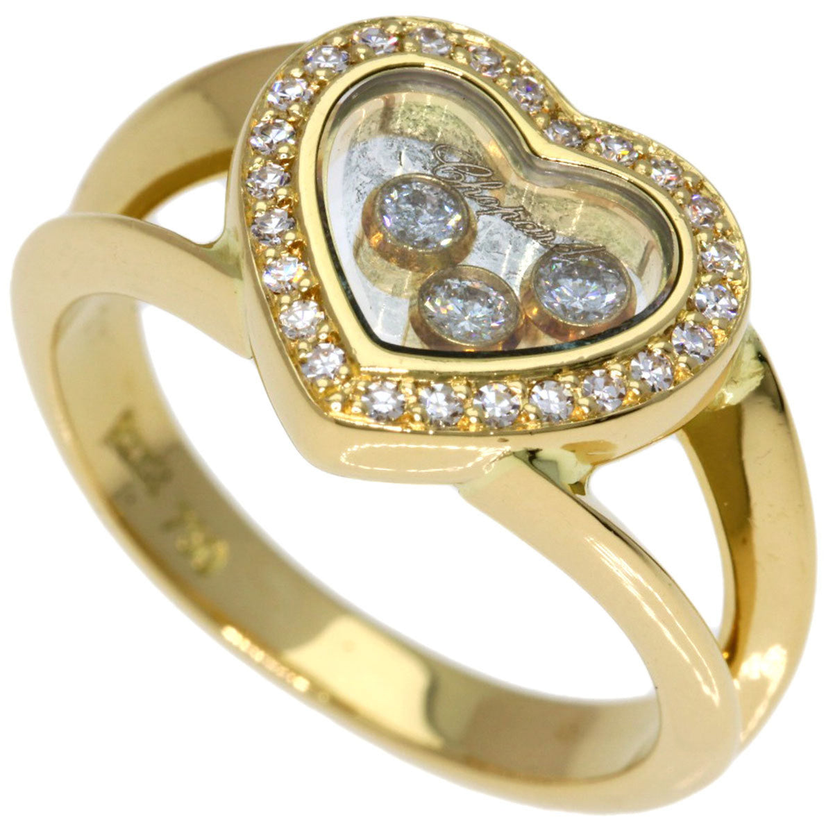 Chopard Yellow Gold (18K) Band Ring (Pre-Owned)