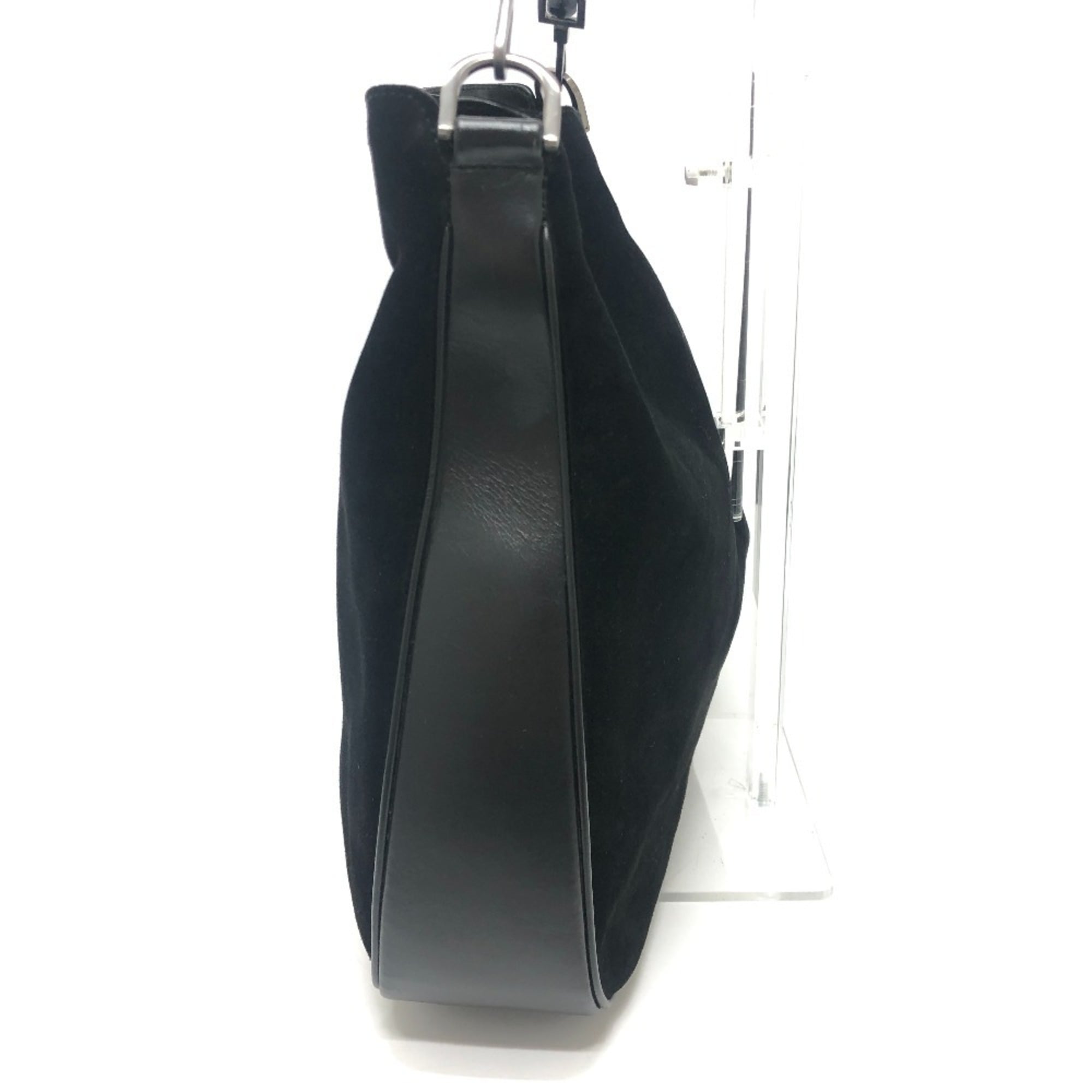 Gucci Black Bamboo Handbag Shoulder Bag (Pre-Owned)