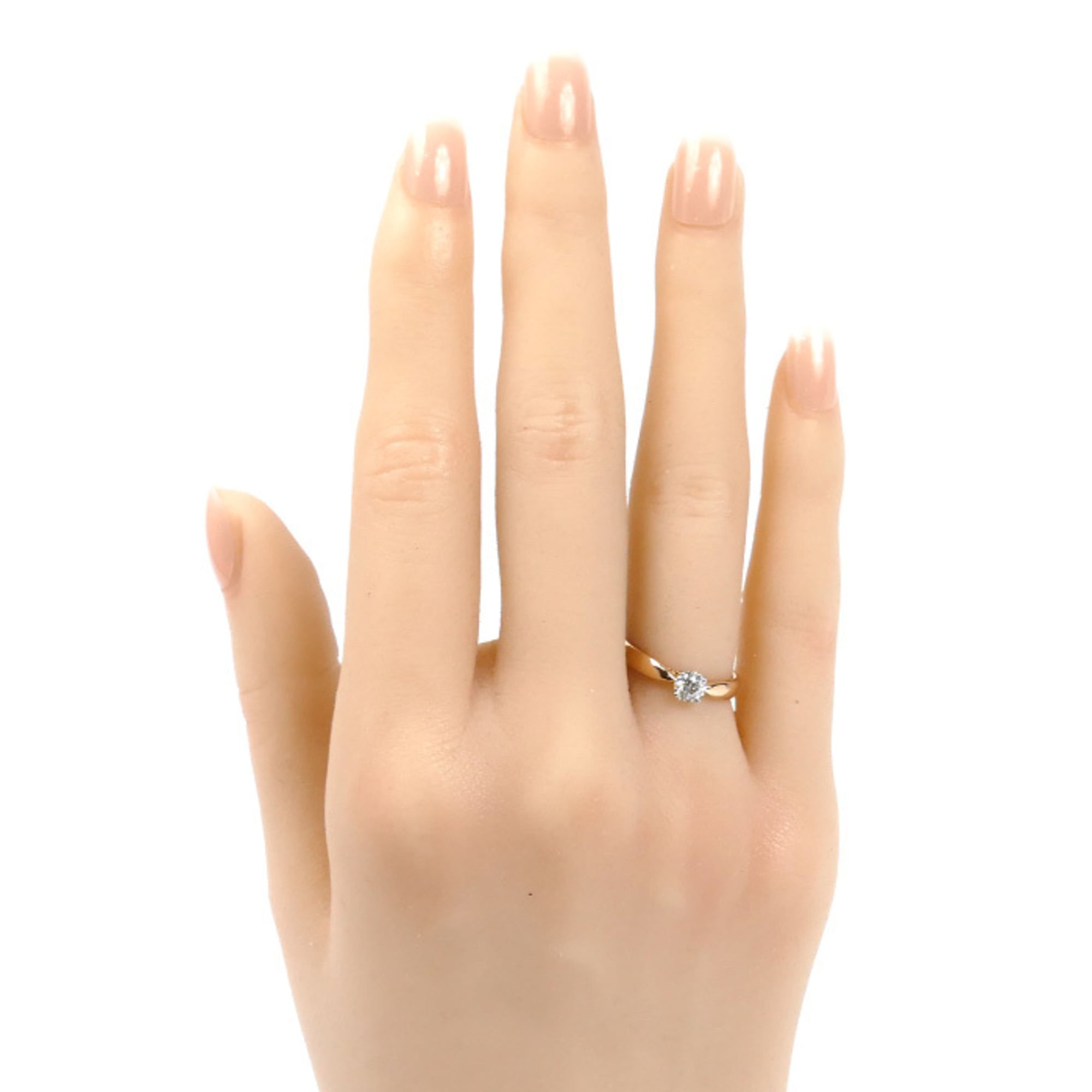 Tiffany Pink Gold (18K) Platinum 950 Band Ring (Pre-Owned)