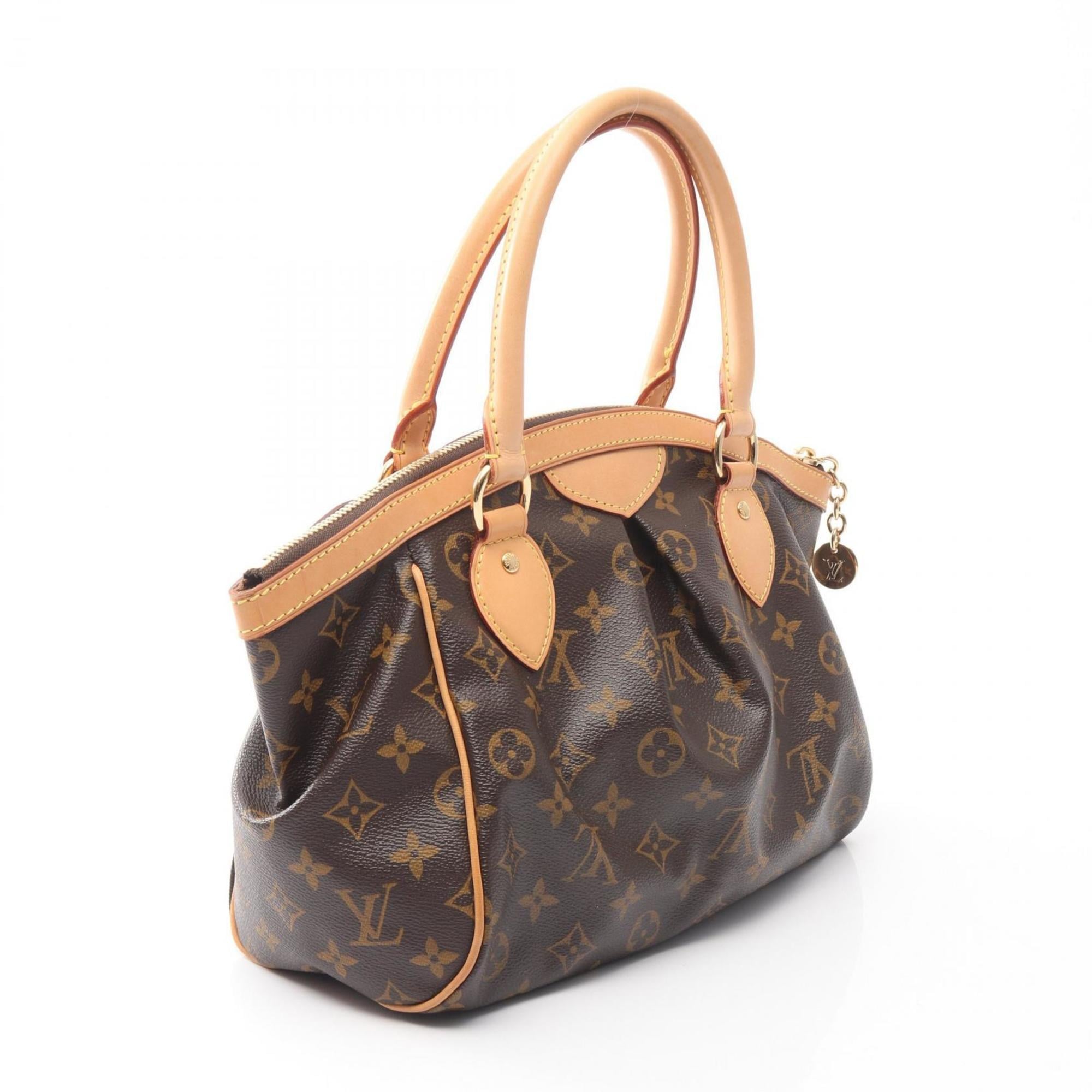 Louis Vuitton Brown Coated Canvas Leather Handbag (Pre-Owned)