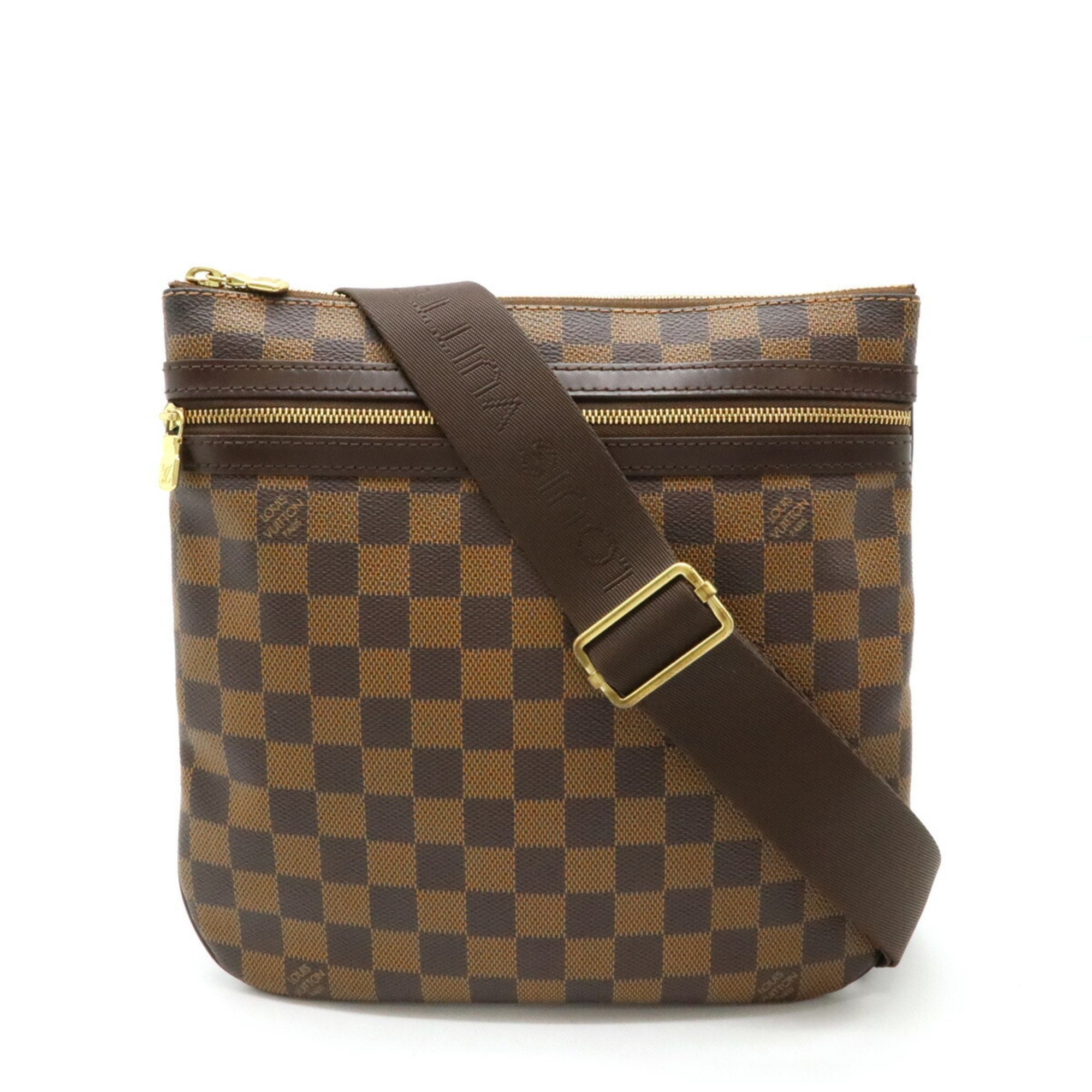 Louis Vuitton Brown Pvc Pochette Shoulder Bag (Pre-Owned)