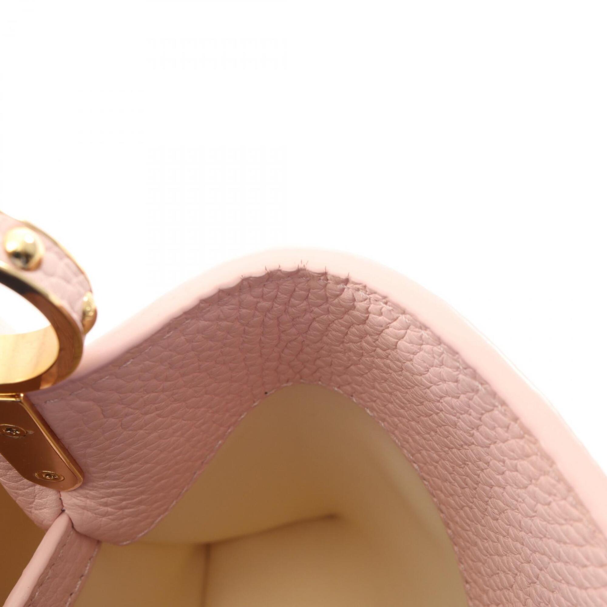Louis Vuitton Pink Leather Handbag (Pre-Owned)