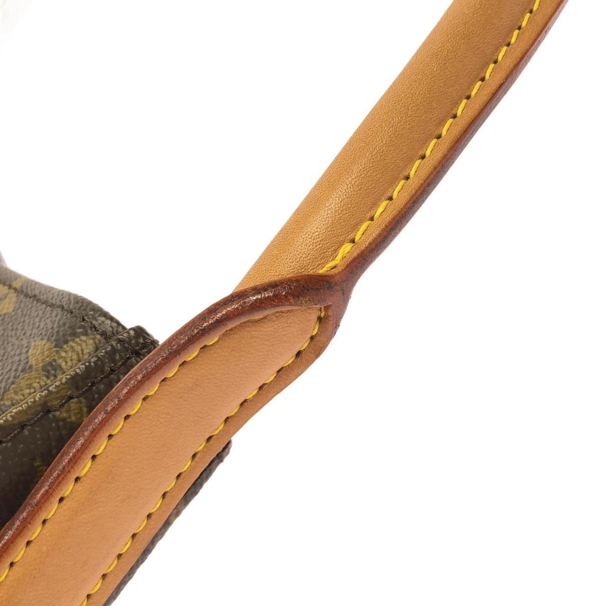 Louis Vuitton Monogram Marron Coated Canvas Shoulder Bag (Pre-Owned)