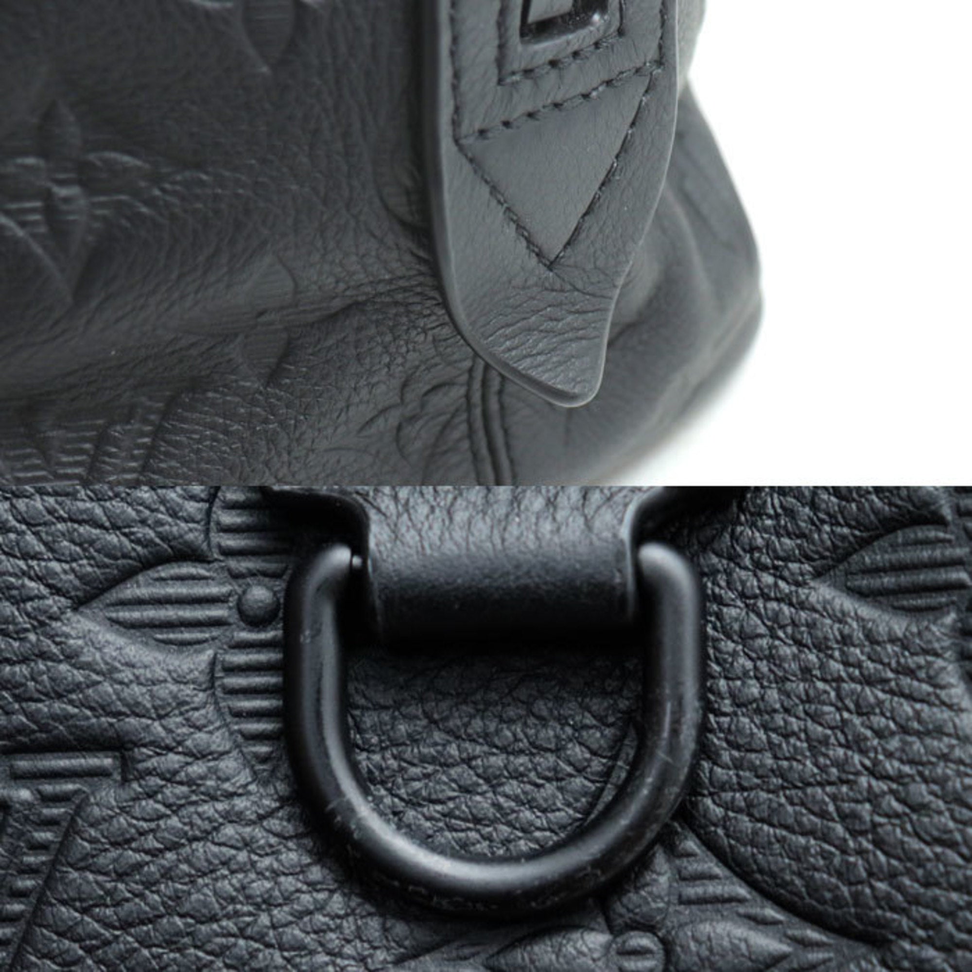 Louis Vuitton Black Monogram Shadow Handbag (Pre-Owned)