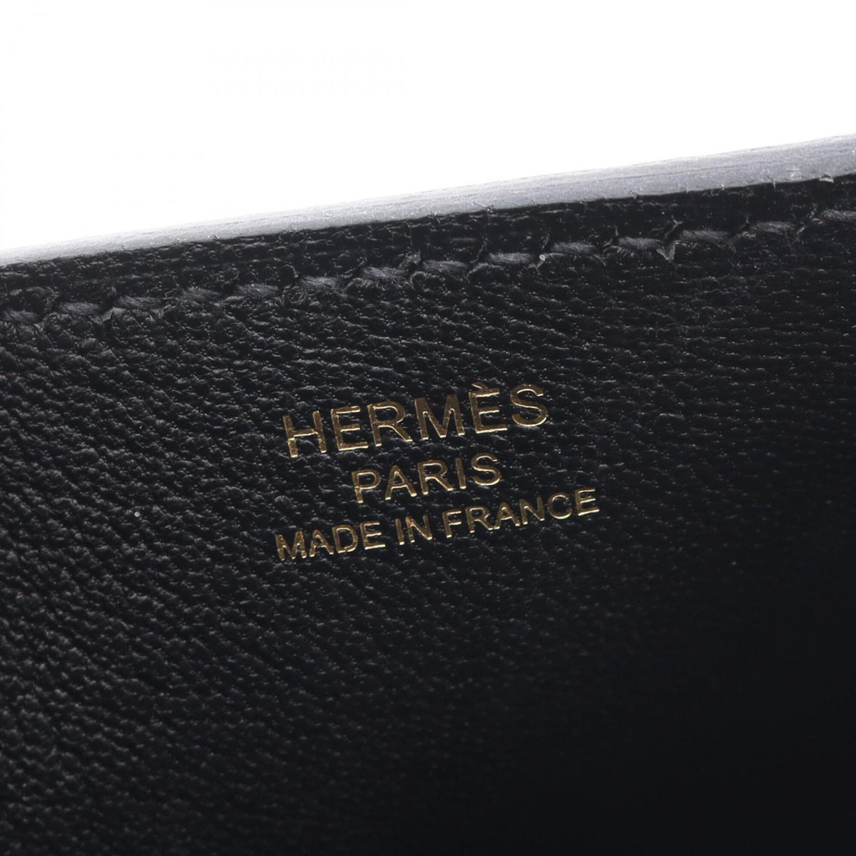 Hermes Black Togo Leather Handbag Pochette Shoulder Bag (Pre-Owned)