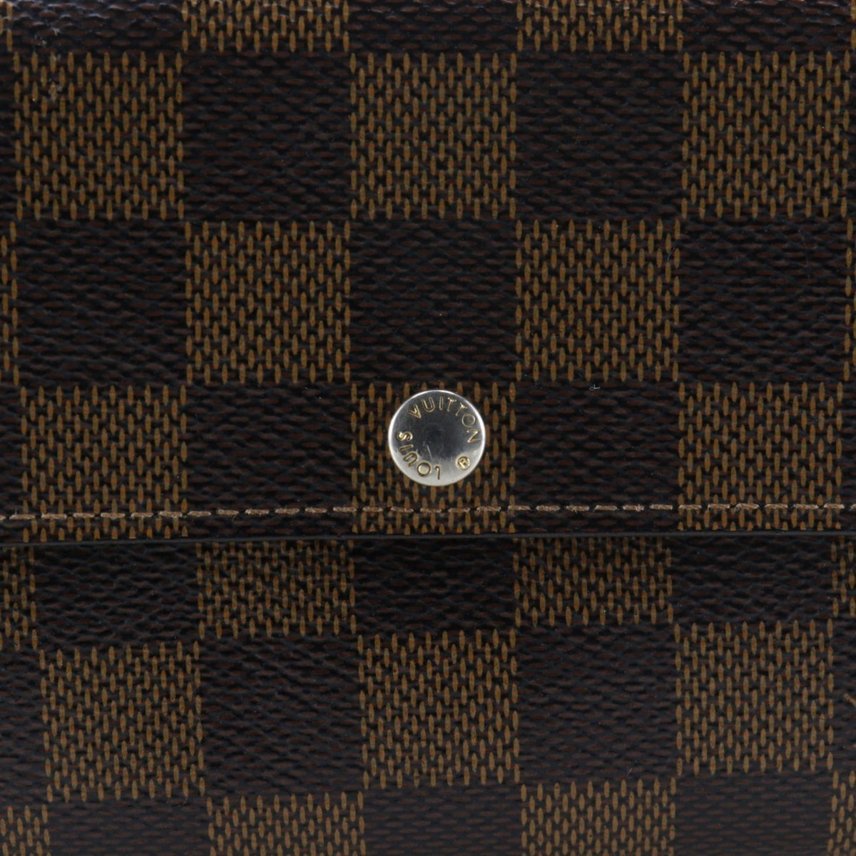 Louis Vuitton Damier Brown Damier Canvas Long Wallet (Bi-Fold) (Pre-Owned)