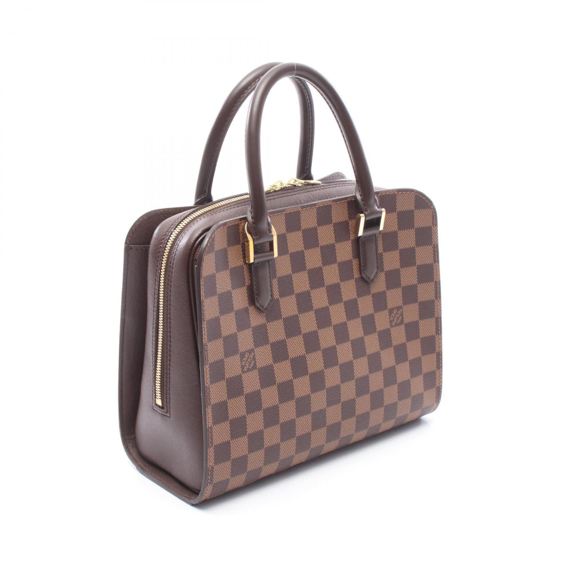 Louis Vuitton Brown Ebene Coated Canvas Leather Handbag (Pre-Owned)