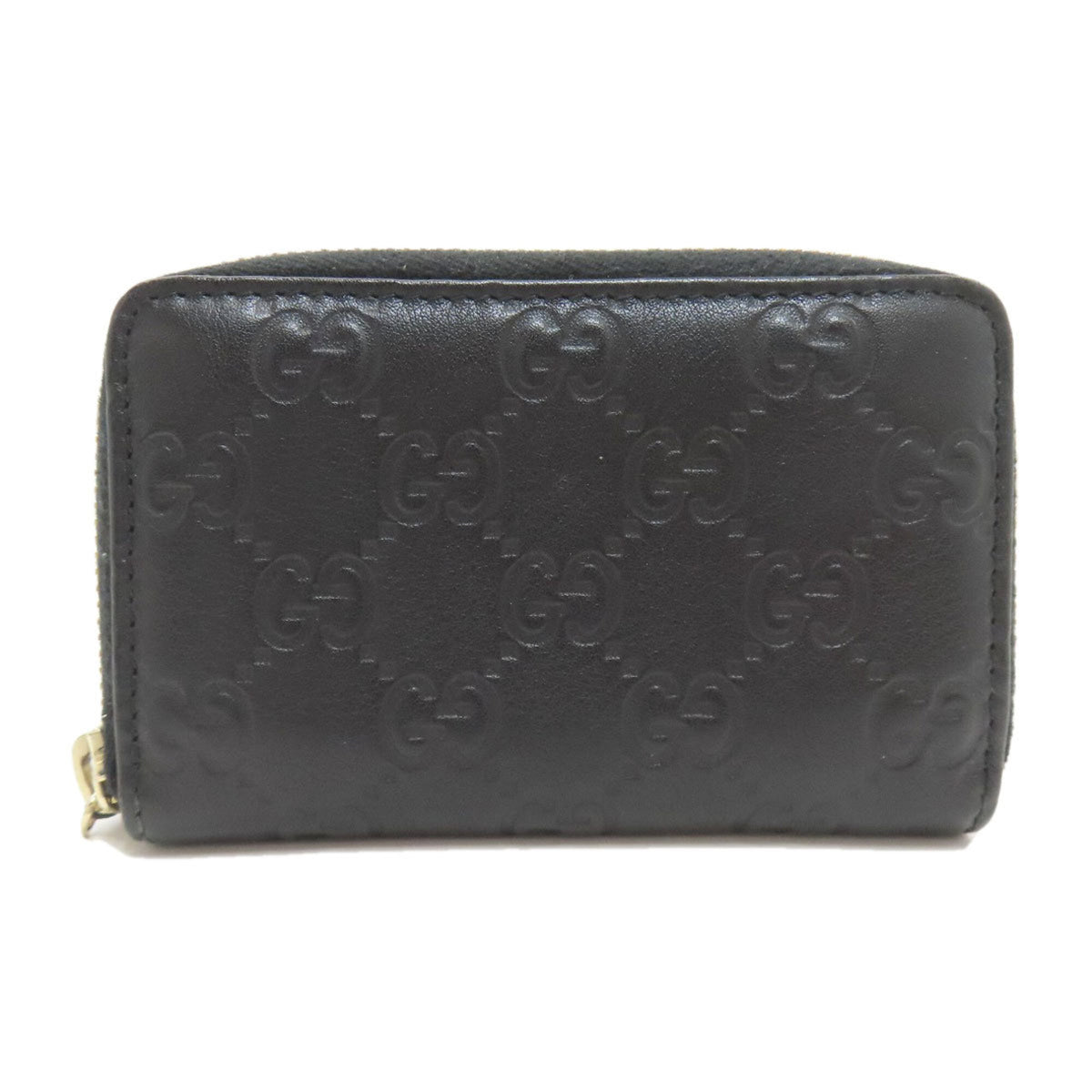 Gucci Black Leather Coin Purse/Coin Case (Pre-Owned)