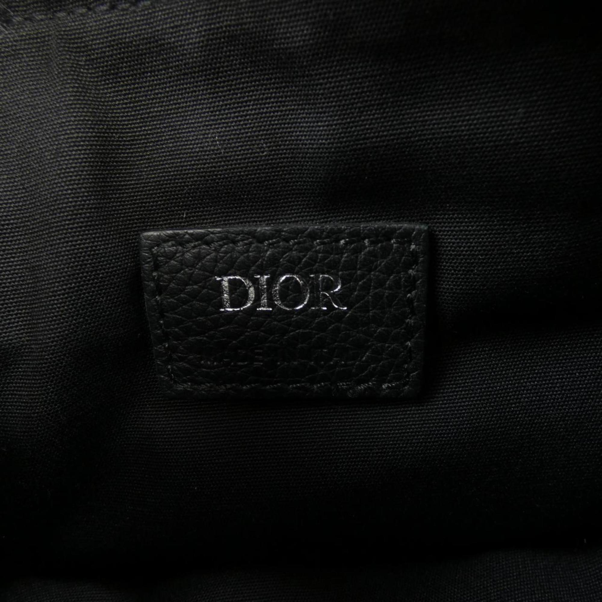 Christian Dior Beige Black Navy Handbag (Pre-Owned)