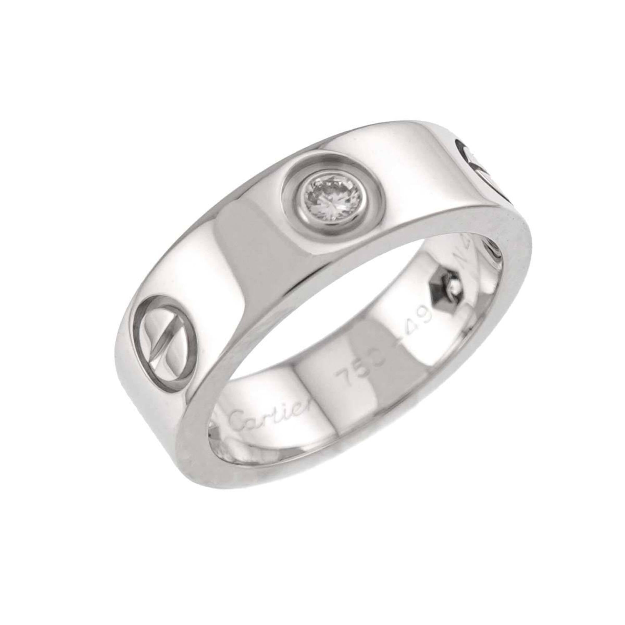 Cartier White Gold (18K) Band Ring (Pre-Owned)