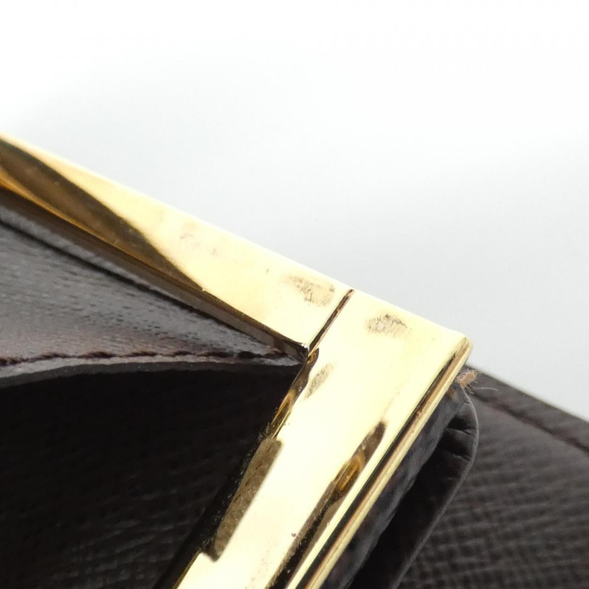 Louis Vuitton Ebene Coated Canvas Wallet (Bi-Fold) (Pre-Owned)