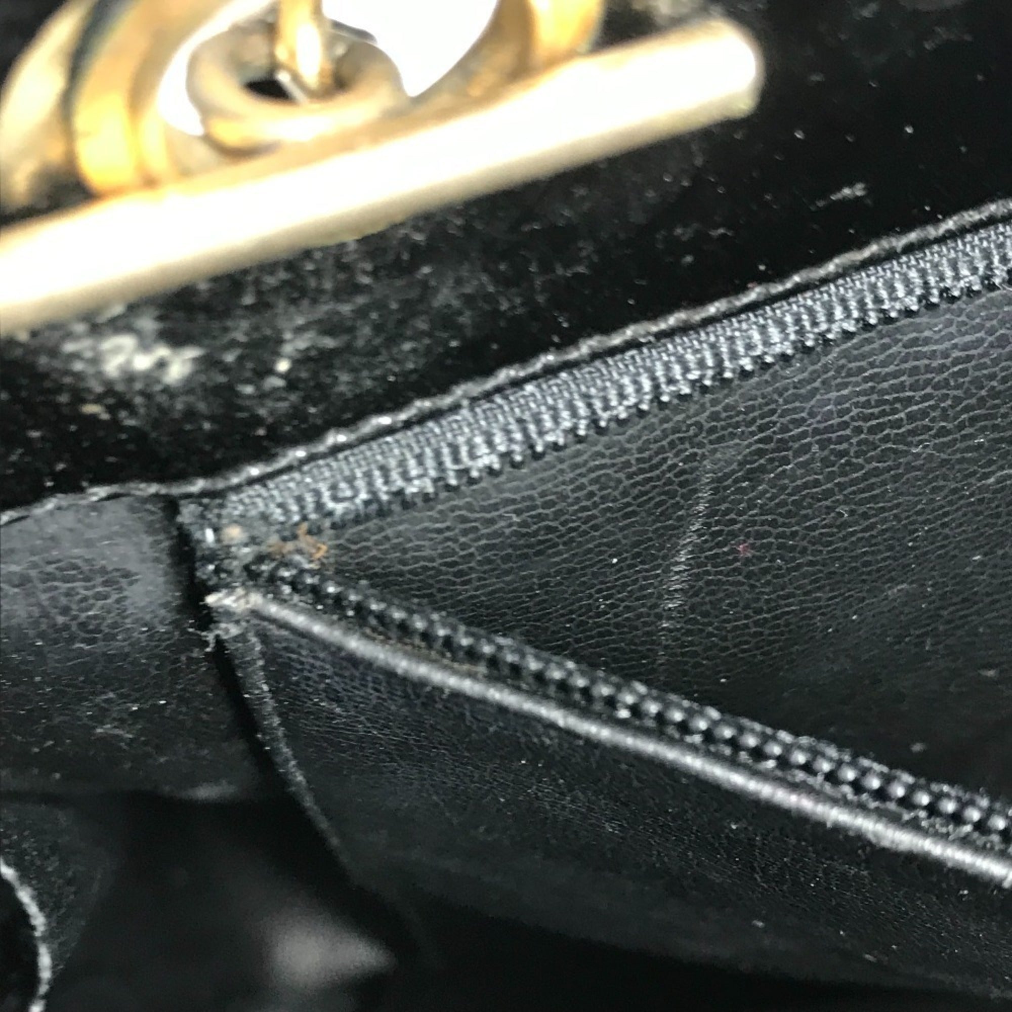 Chanel Black Quilting Shoulder Bag Tote Bag (Pre-Owned)
