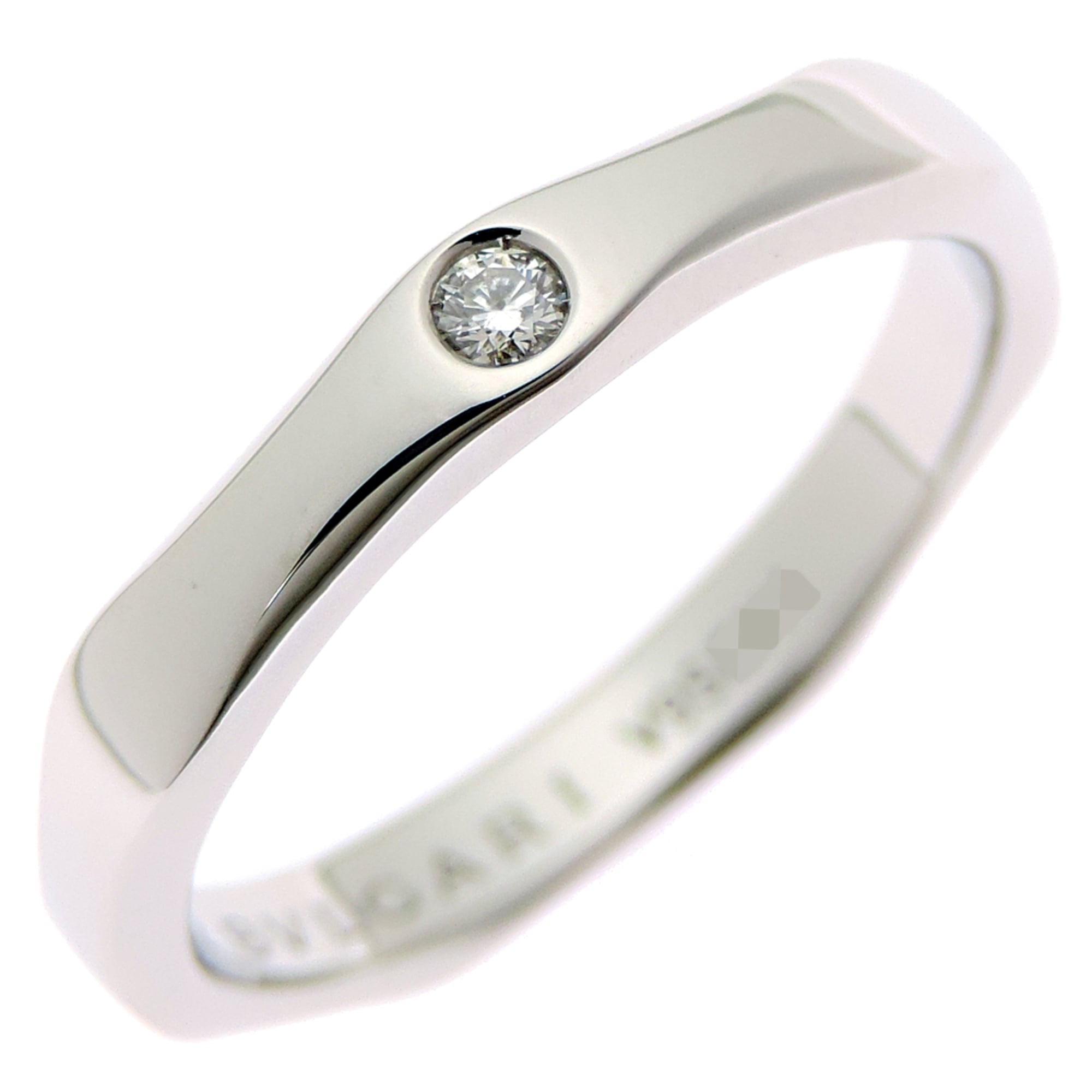Bvlgari Platinum 950 Band Ring (Pre-Owned)