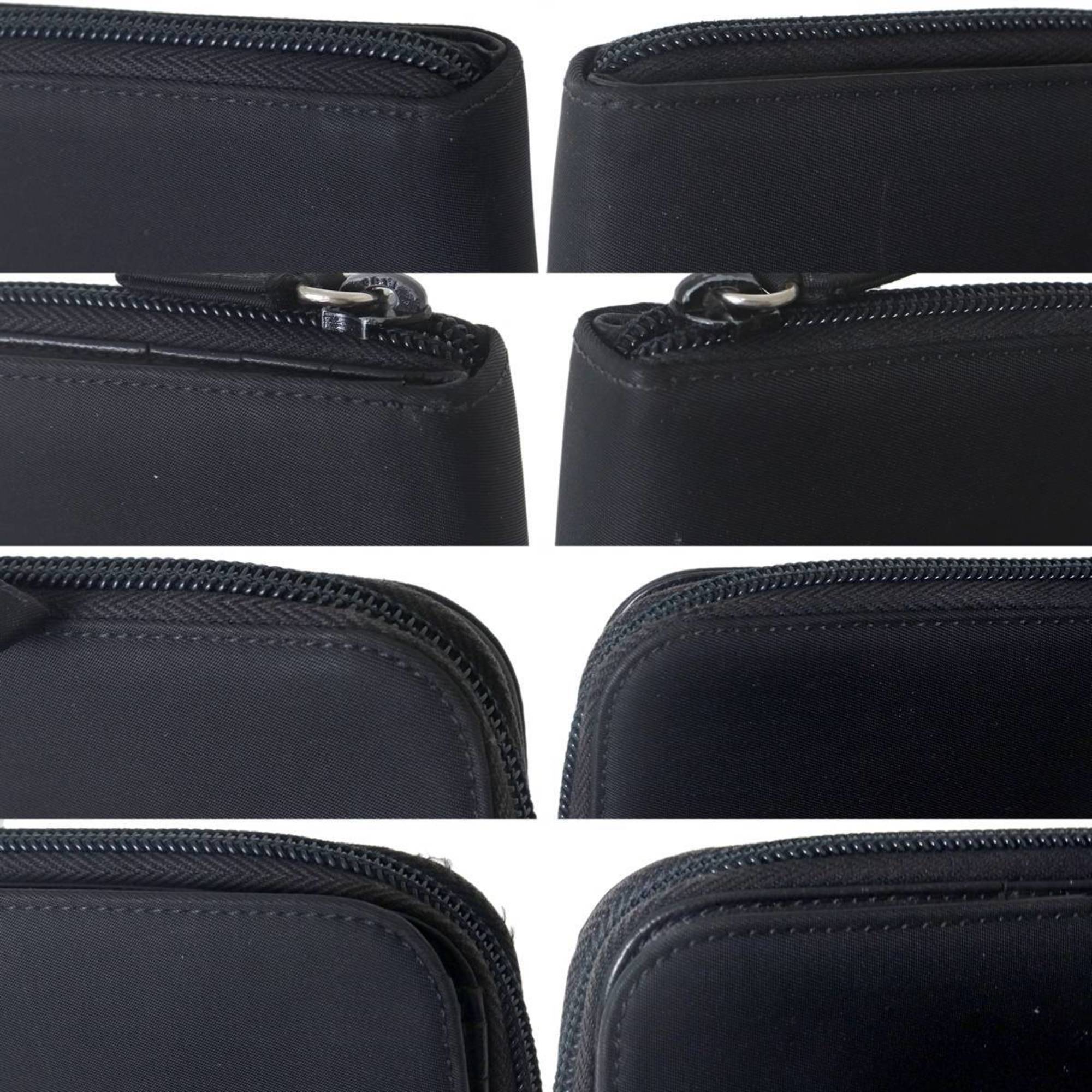 Prada Black Nylon Wallet (Bi-Fold) (Pre-Owned)