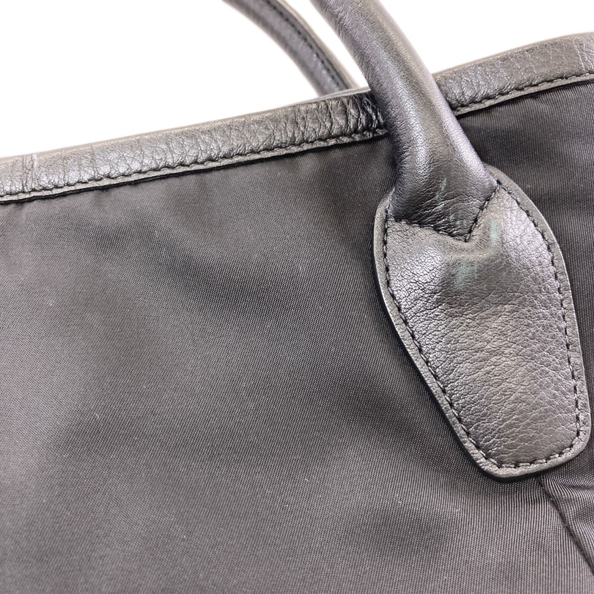 Prada Black Nylon Tote Bag (Pre-Owned)