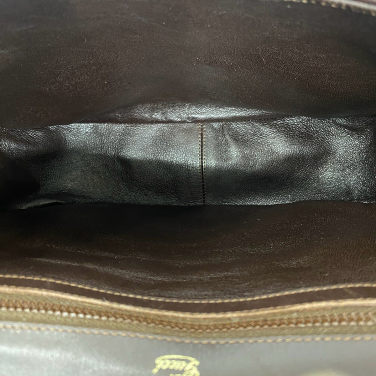 Gucci Brown Leather Shoulder Bag (Pre-Owned)