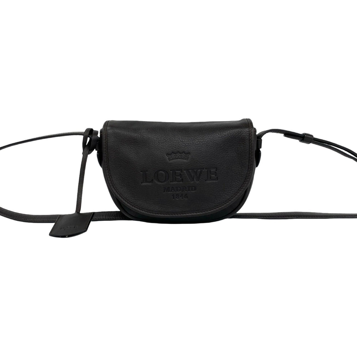 Loewe Brown Leather Crossbody Bag Pochette Shoulder Bag (Pre-Owned)