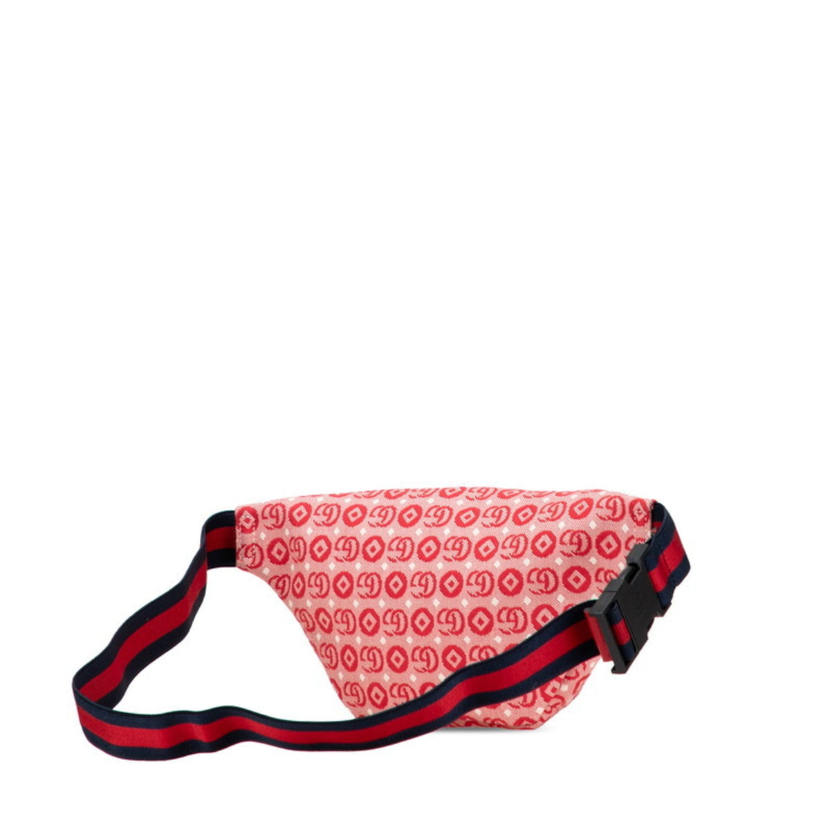 Gucci Red Color Canvas Fanny Pack (Pre-Owned)