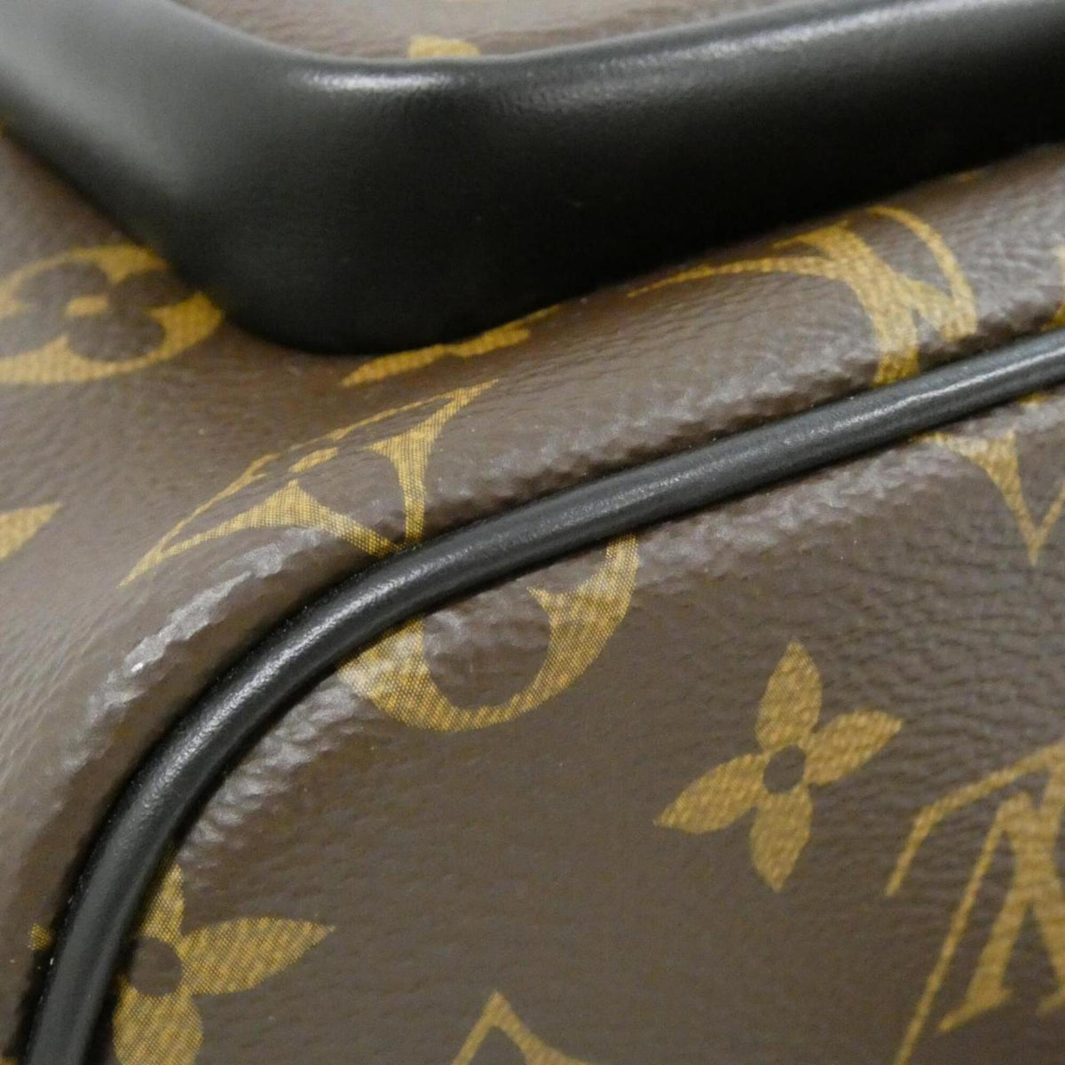 Louis Vuitton Marron Coated Canvas Backpack (Pre-Owned)