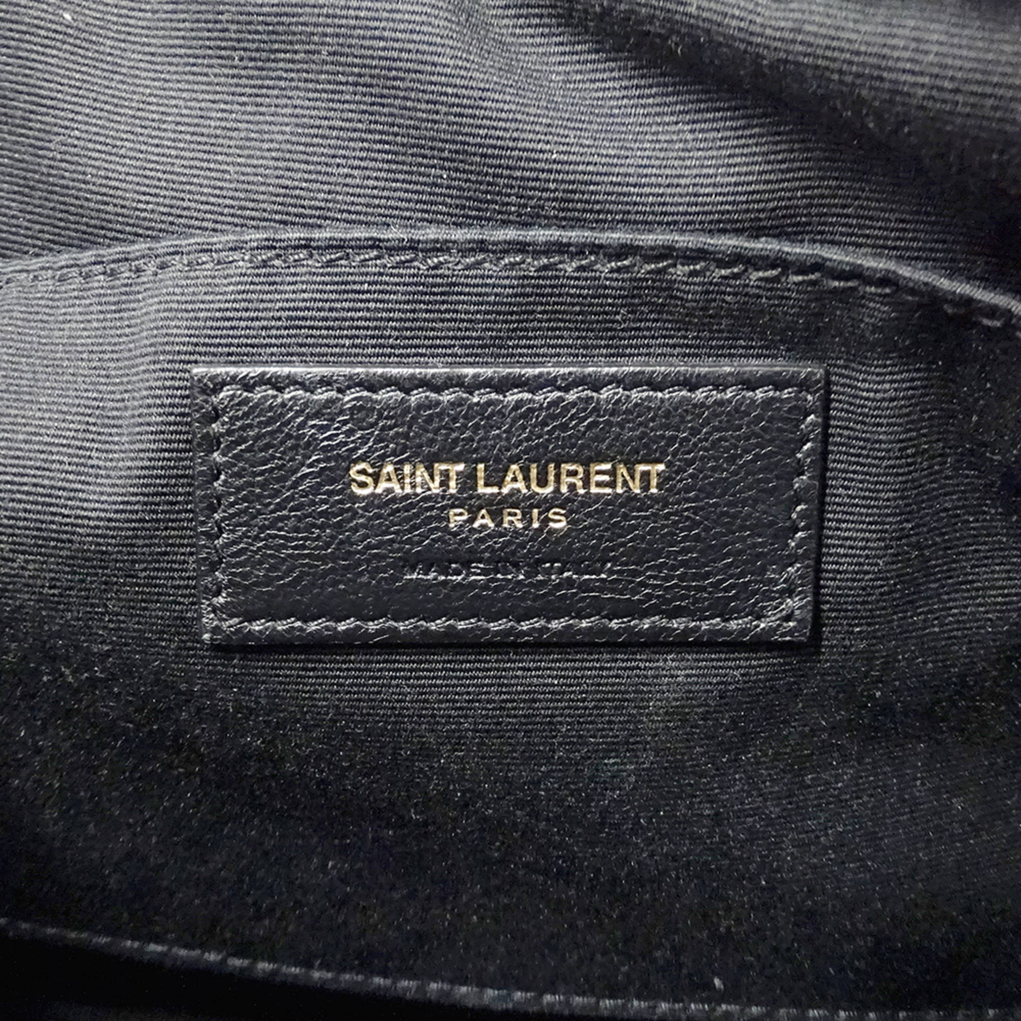 Saint Laurent Black Leather Handbag Shoulder Bag (Pre-Owned)