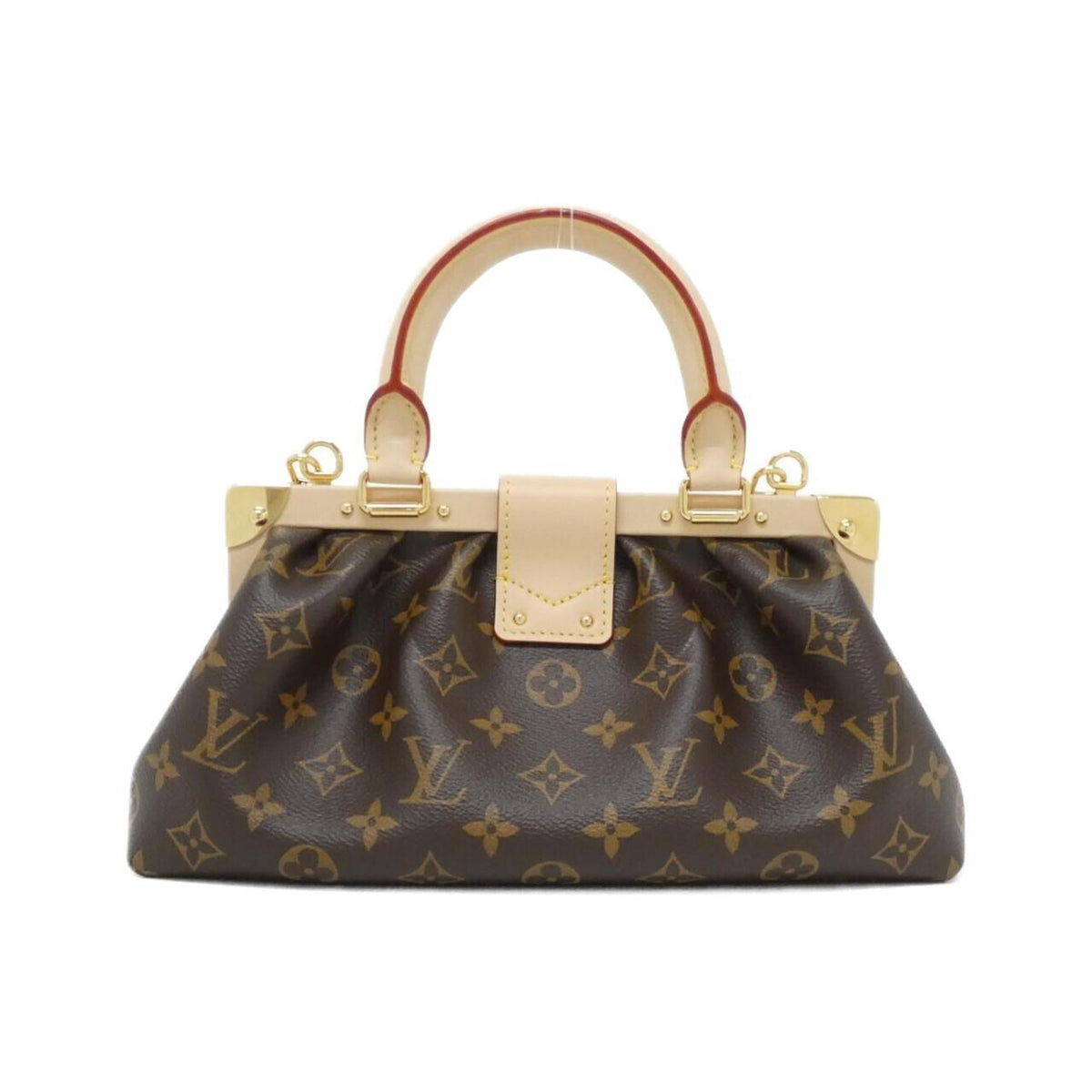 Louis Vuitton Marron Coated Canvas Handbag (Pre-Owned)
