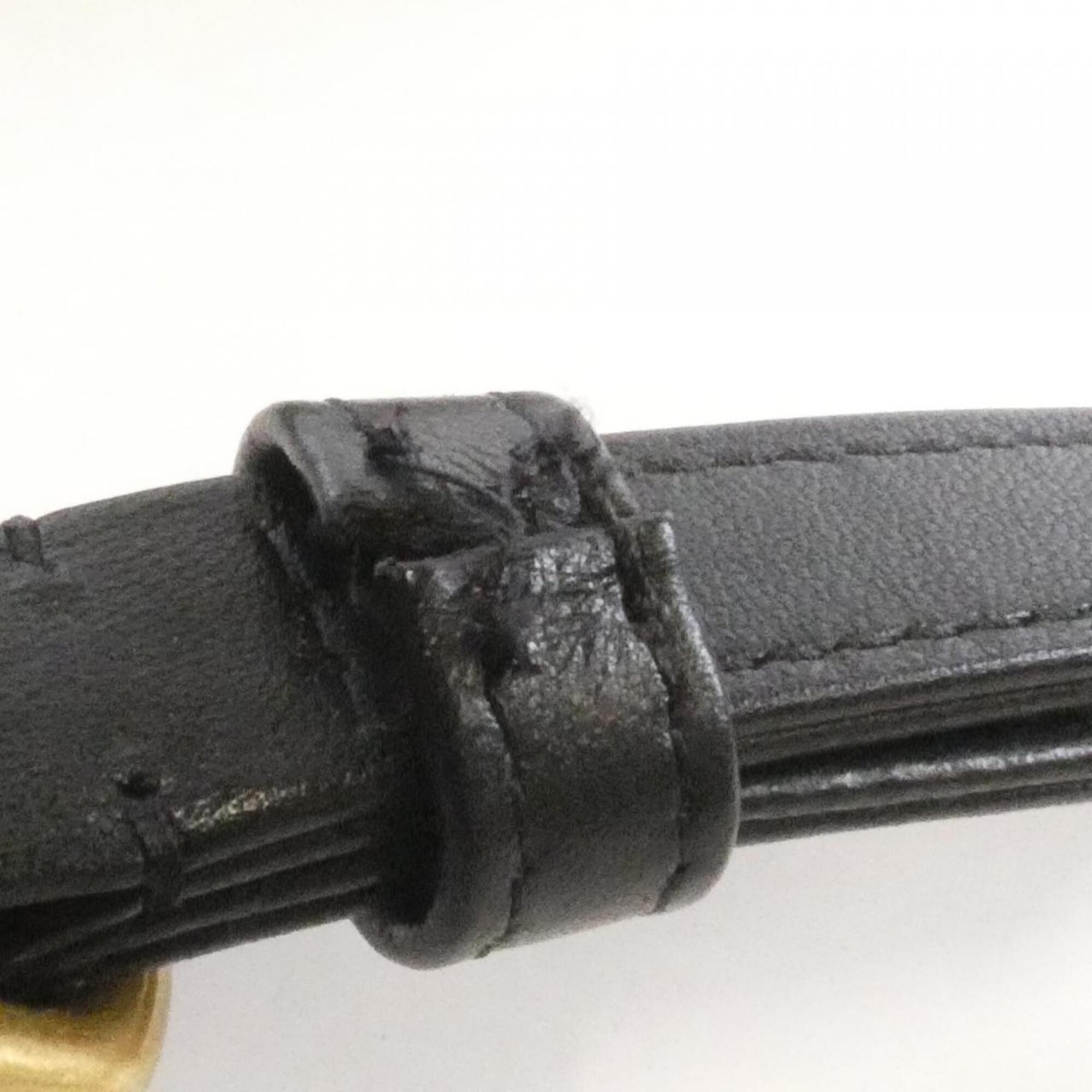 Chanel Black Leather Fanny Pack (Pre-Owned)