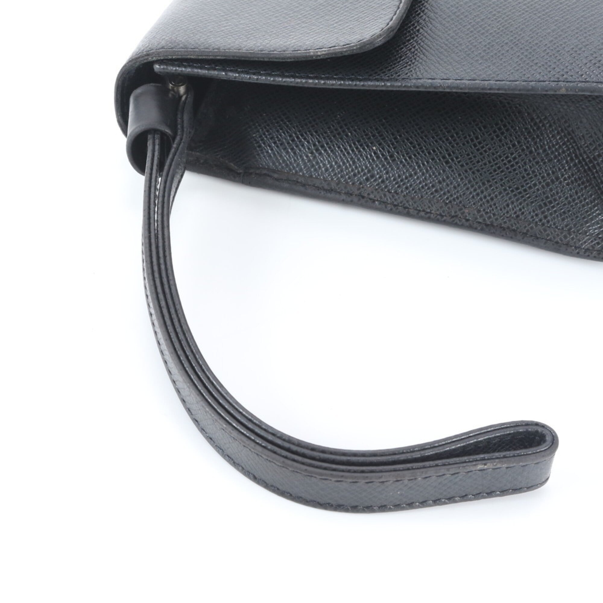 Louis Vuitton Ardoise Leather Handbag Pouch (Pre-Owned)