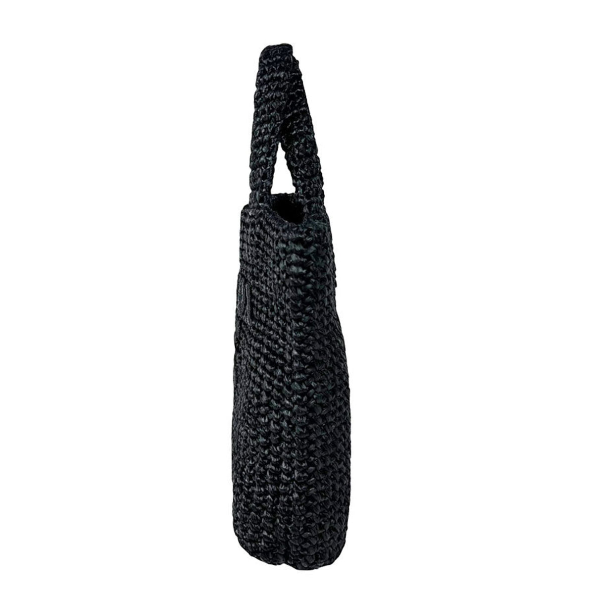 Prada Black Raffia Handbag (Pre-Owned)