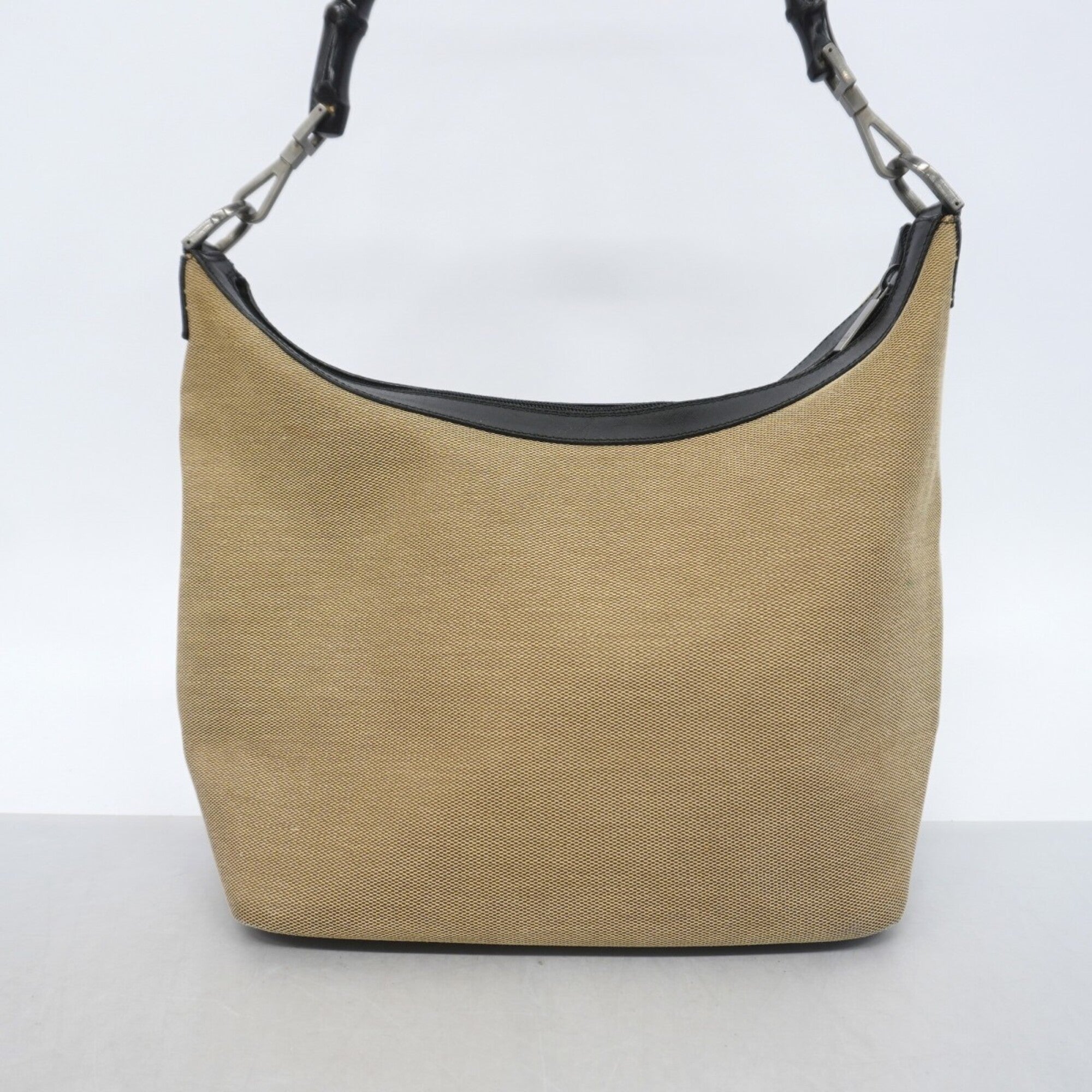 Gucci Black Canvas Handbag (Pre-Owned)