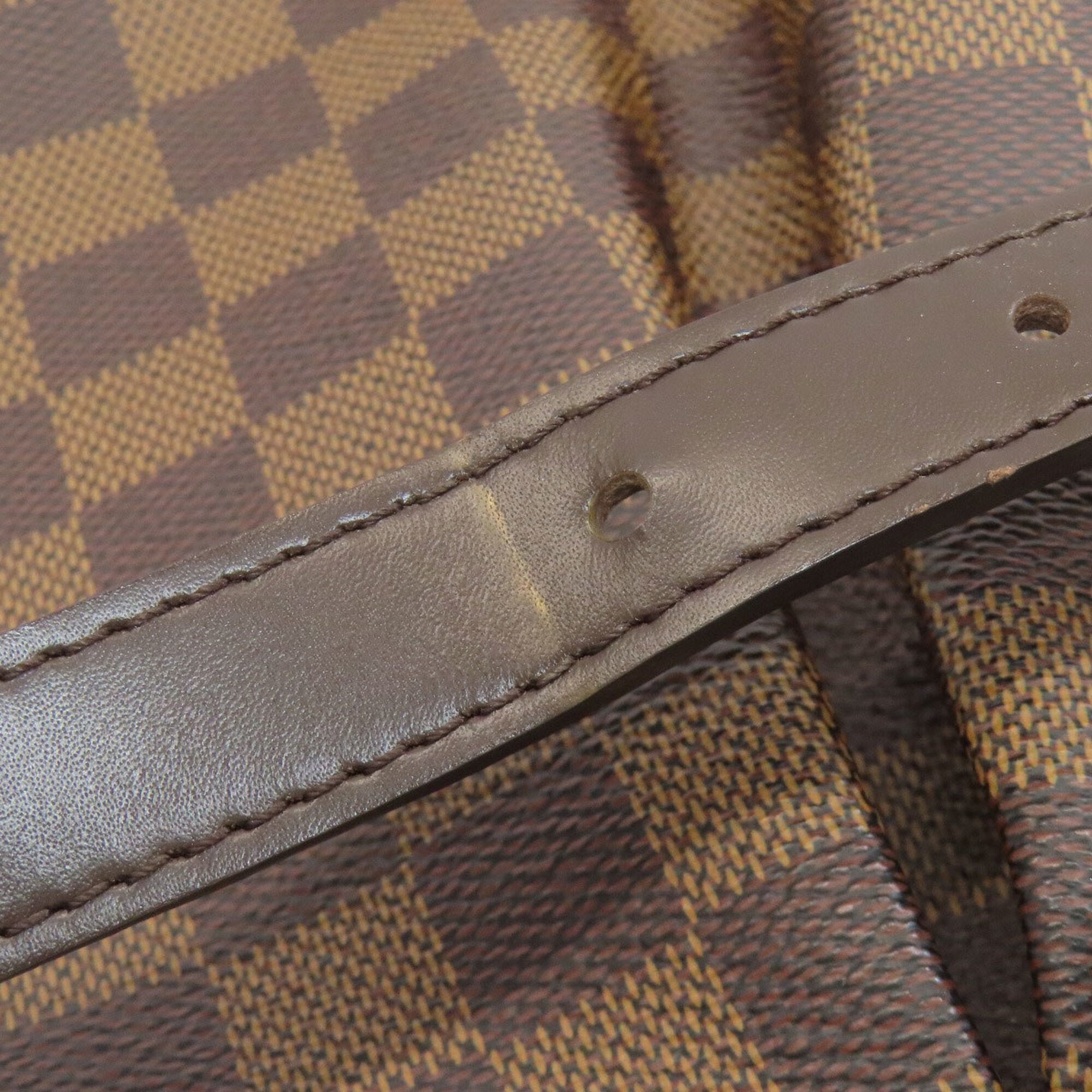 Louis Vuitton Damier Canvas Ebene Damier Canvas Shoulder Bag (Pre-Owned)