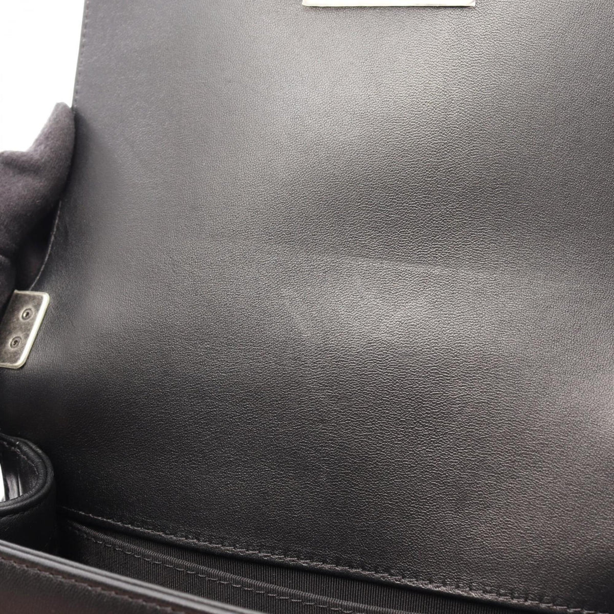 Chanel Black Leather Handbag Shoulder Bag (Pre-Owned)