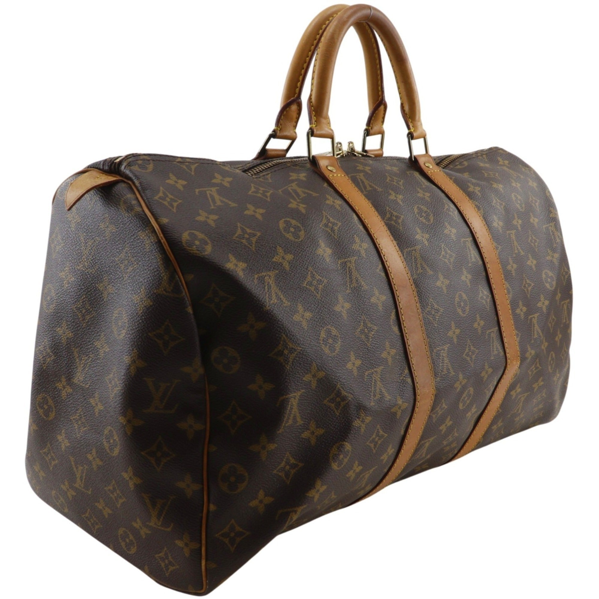 Louis Vuitton Brown Monogram Monogram Boston Bag (Pre-Owned)