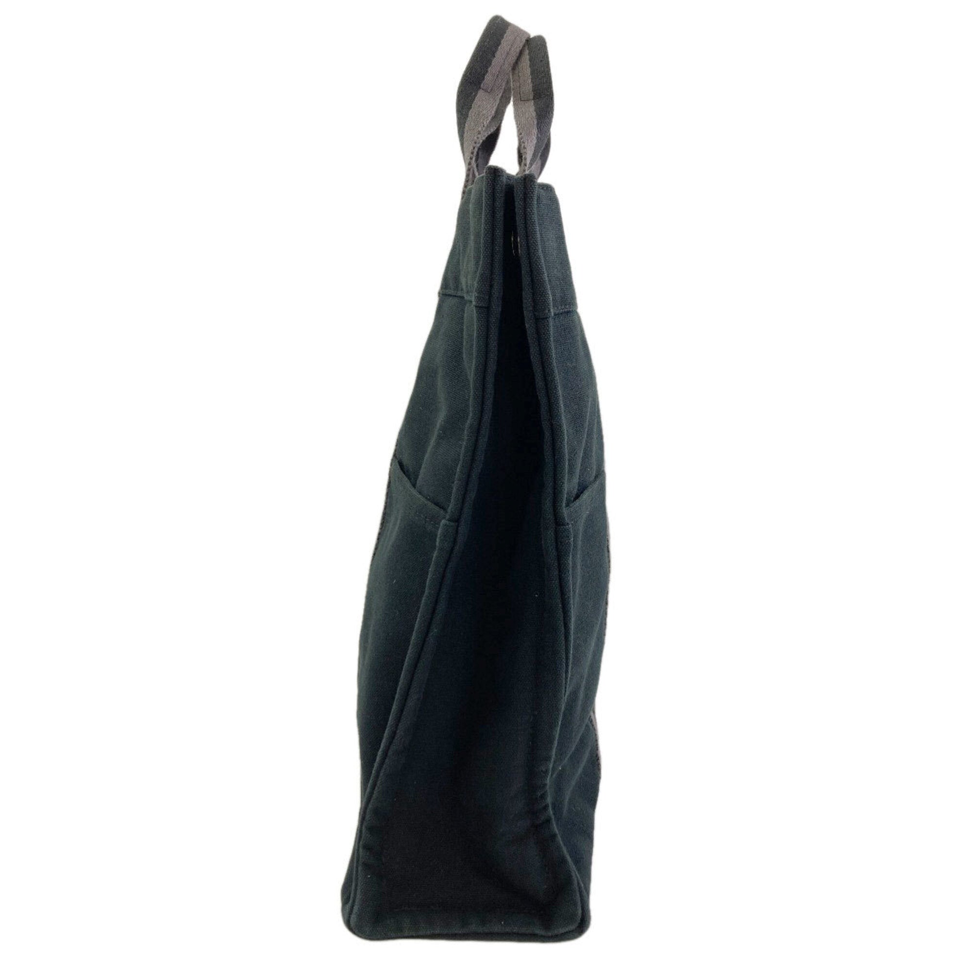 Hermes Black Canvas Handbag (Pre-Owned)
