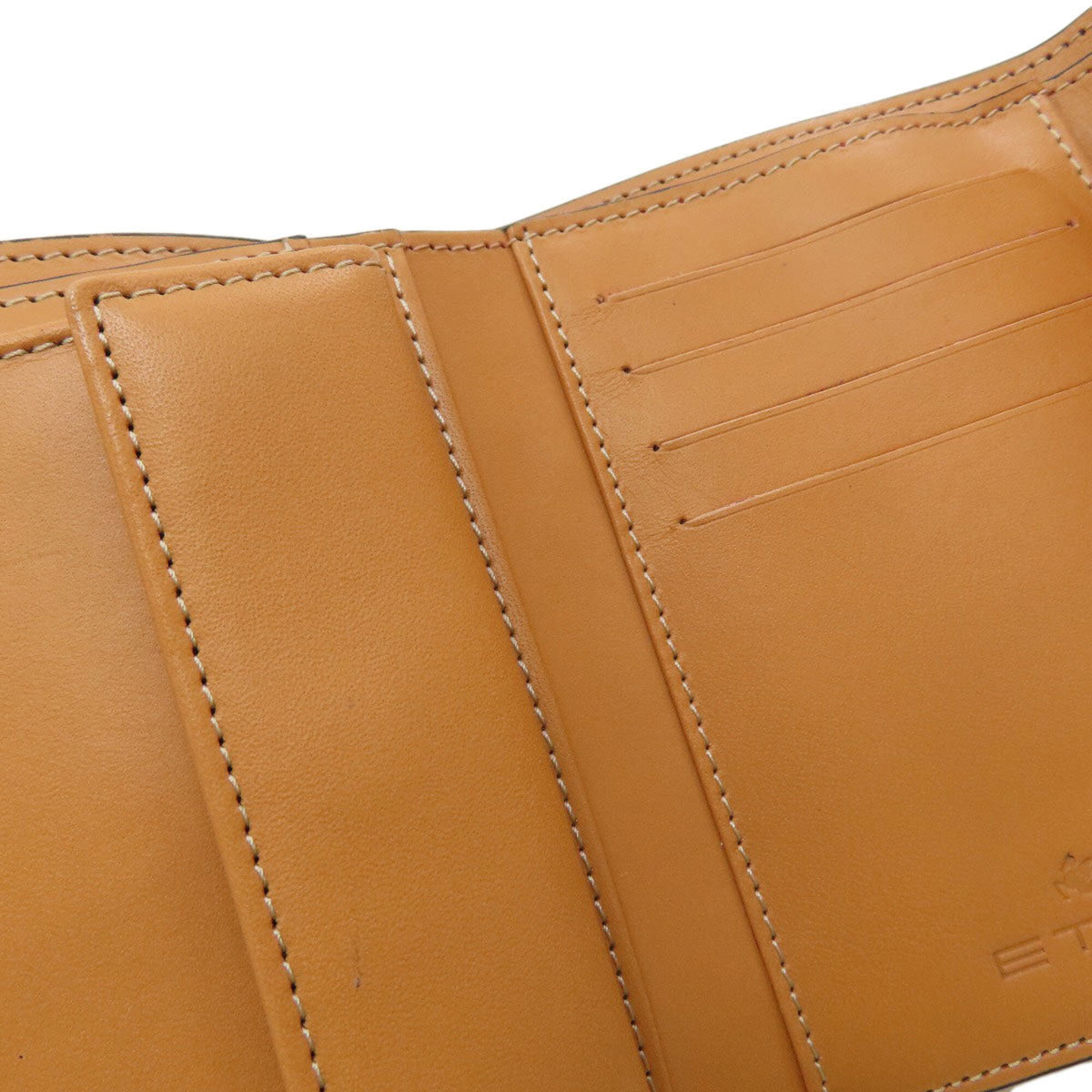 Etro Brown Pvc Wallet (Bi-Fold) (Pre-Owned)