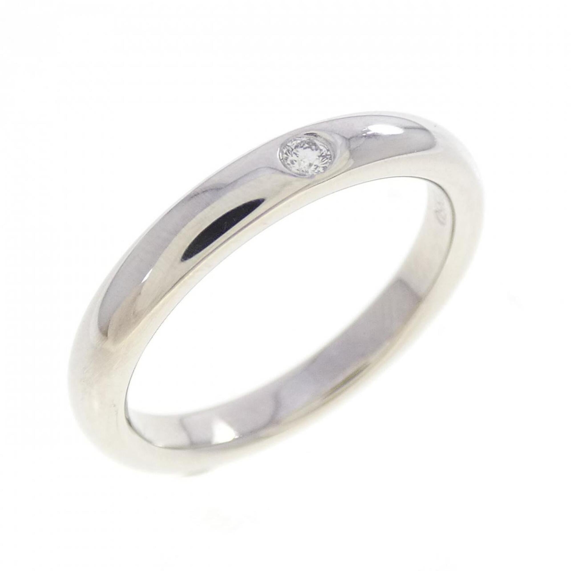 Tiffany Platinum Platinum 950 Band Ring (Pre-Owned)