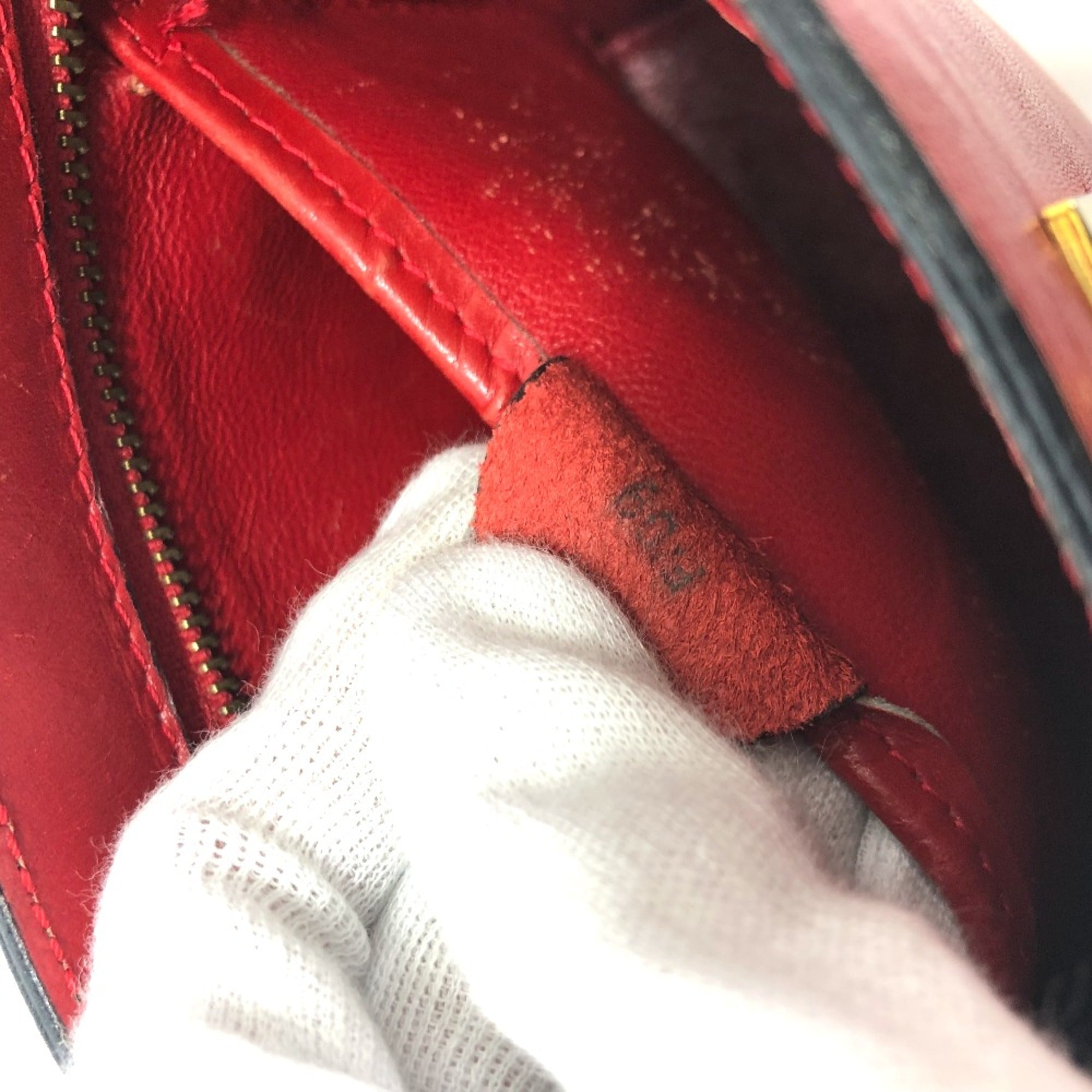 Celine Red Leather Handbag (Pre-Owned)