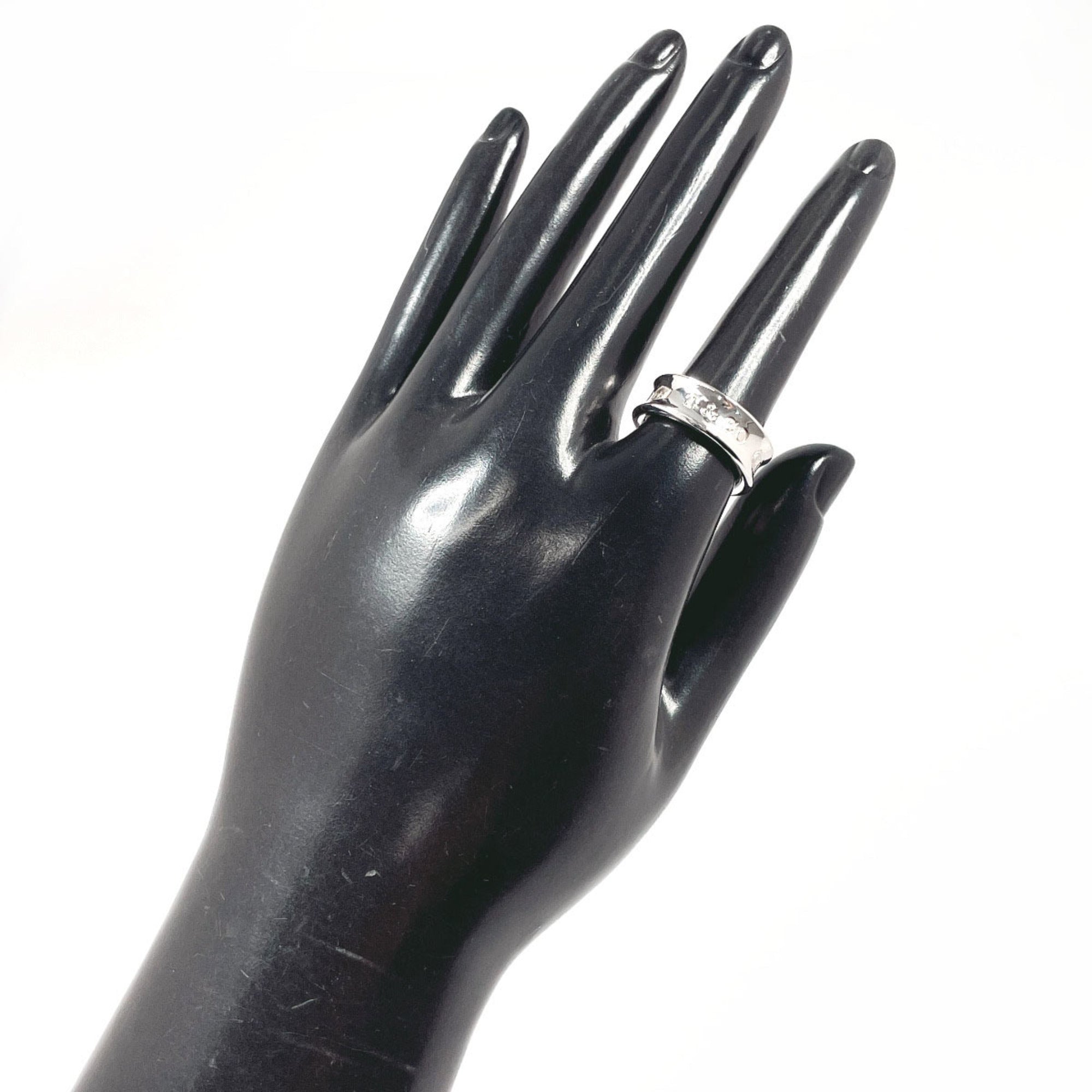 Tiffany Silver Silver 925 Band Ring (Pre-Owned)