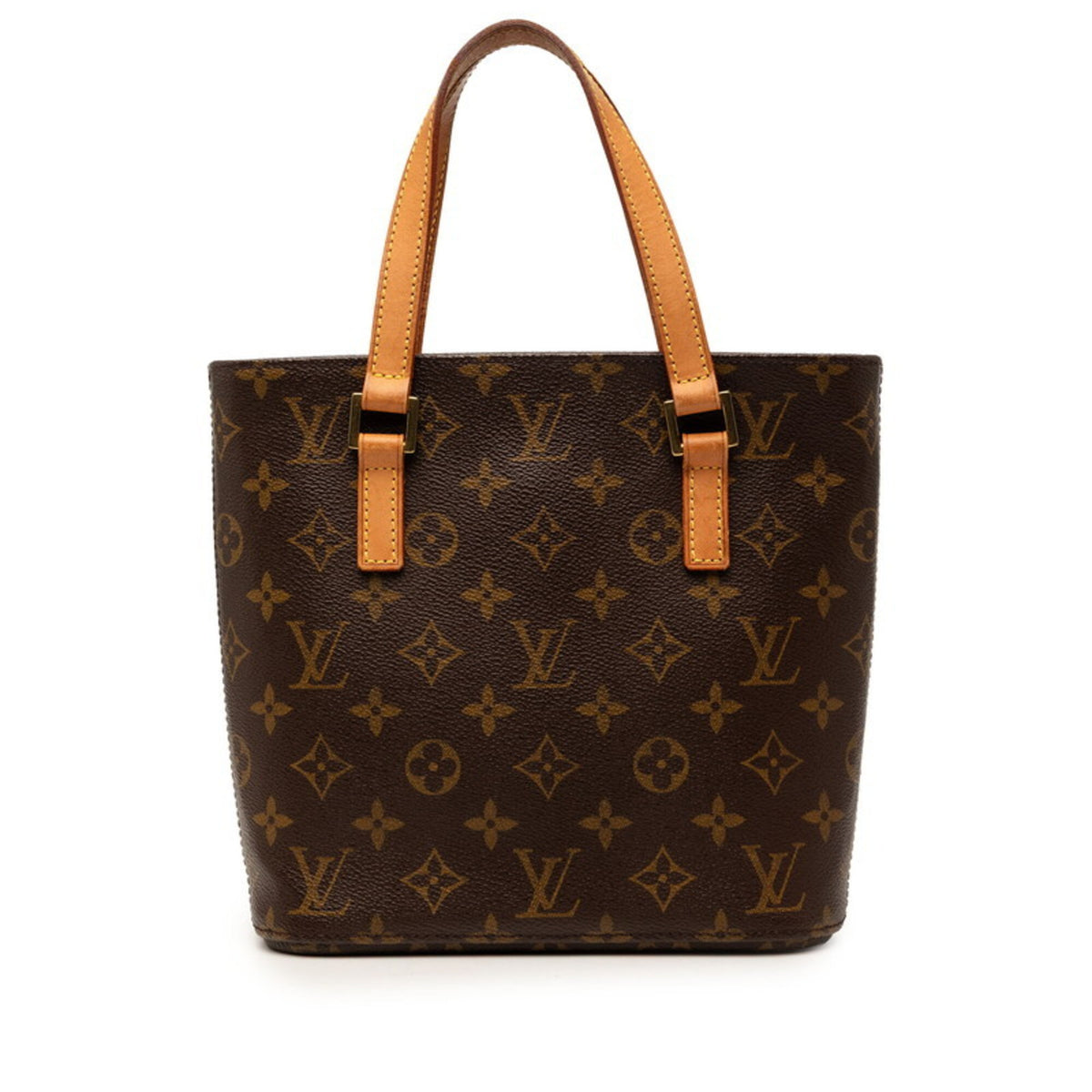 Louis Vuitton Monogram Brown Pvc Leather Handbag (Pre-Owned)