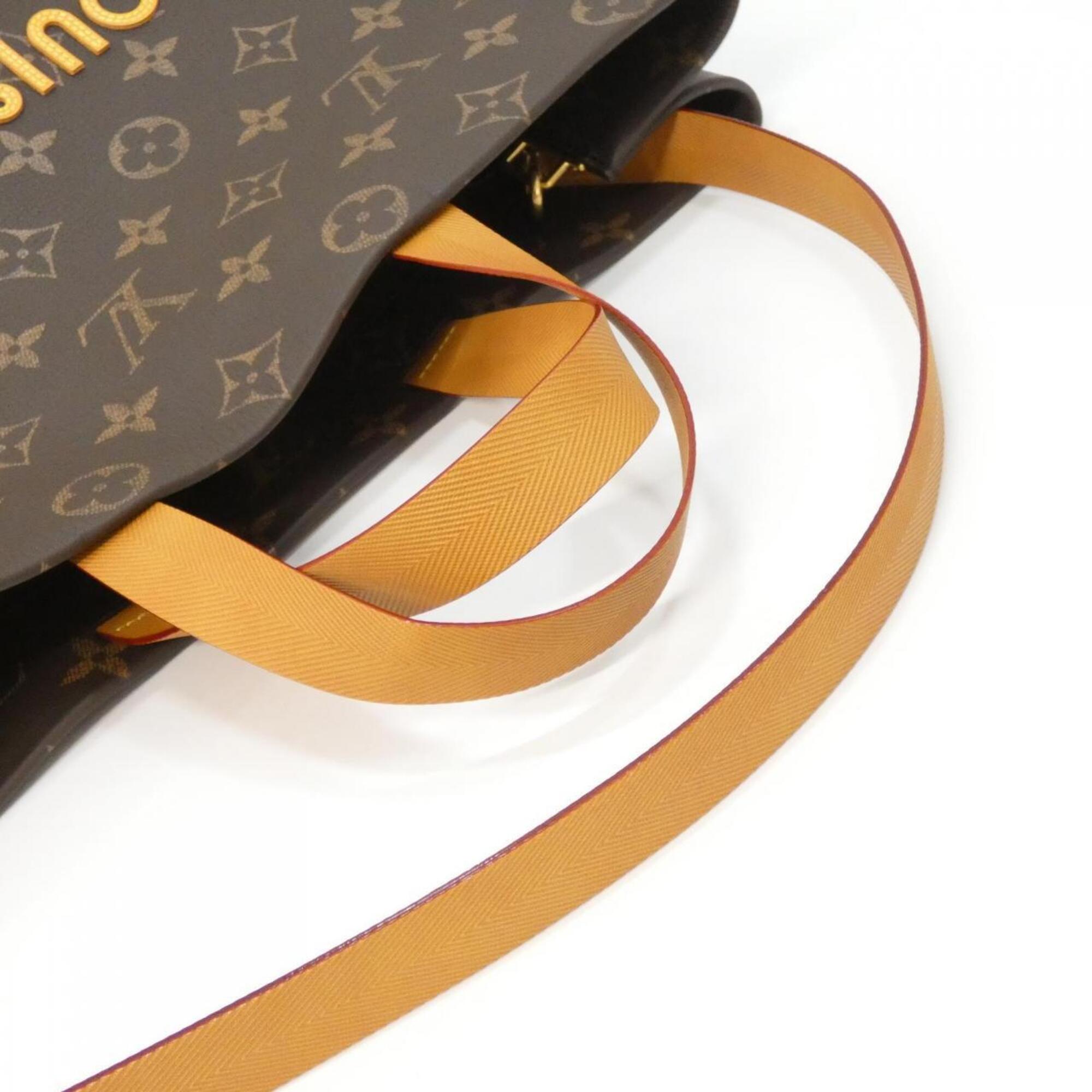 Louis Vuitton Marron Leather Handbag (Pre-Owned)