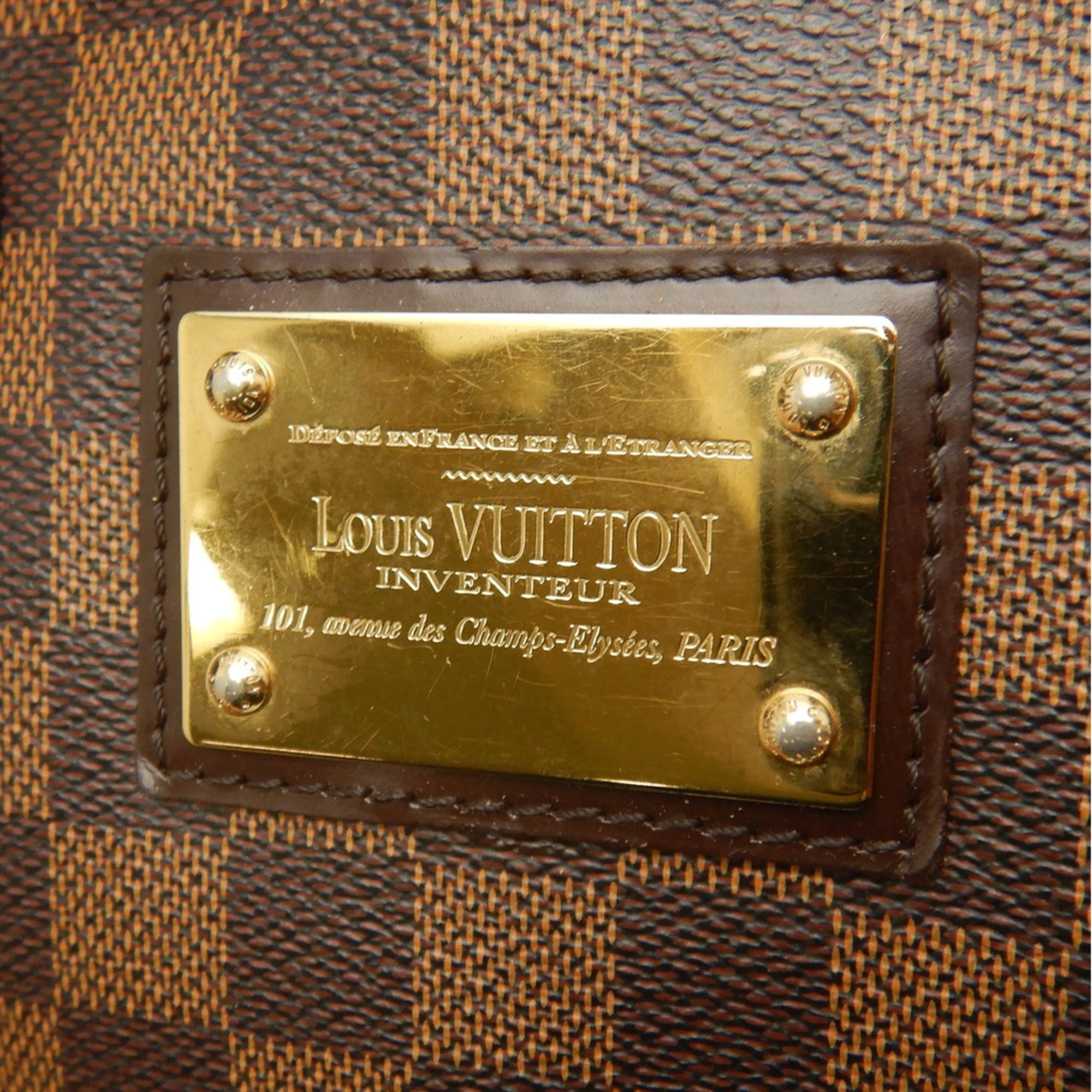 Louis Vuitton Brown Ebene Damier Canvas Tote Bag (Pre-Owned)