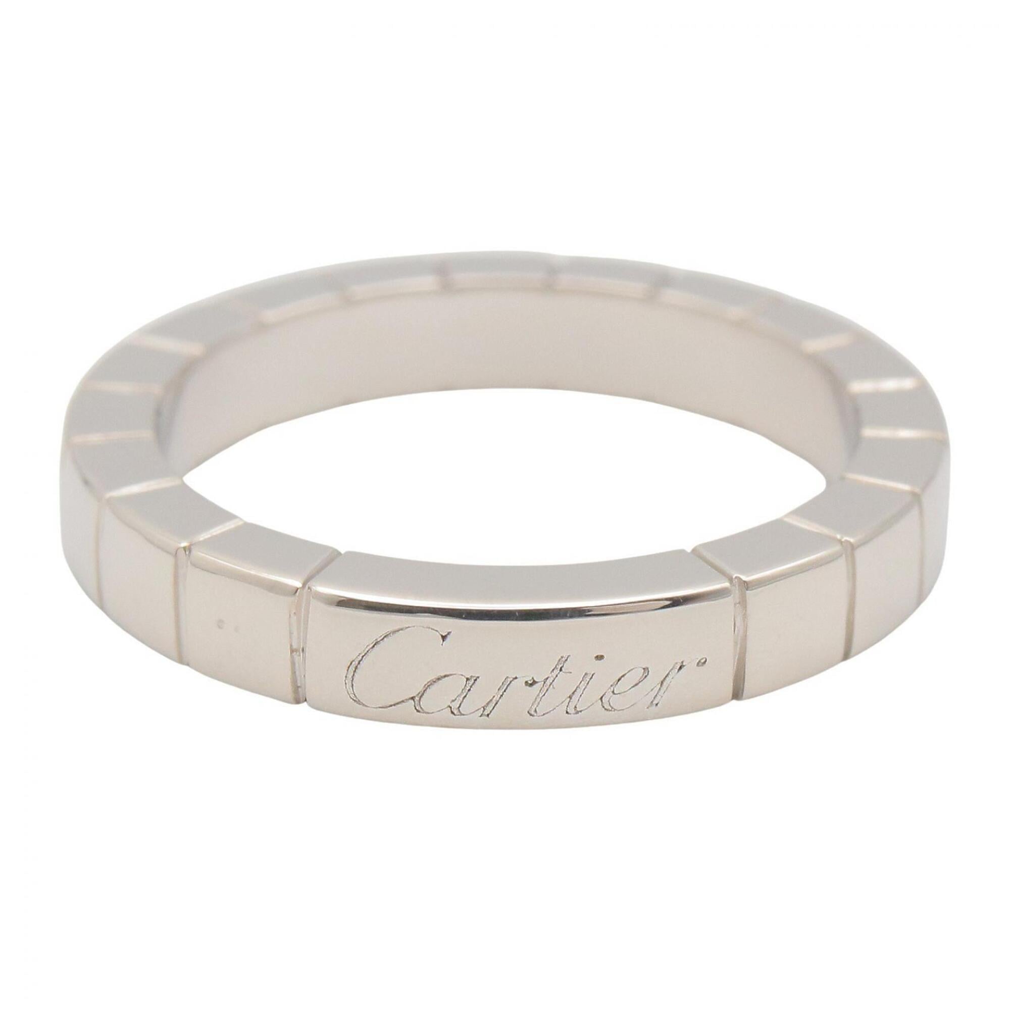 Cartier Lanieres Silver White Gold (18K) Band Ring (Pre-Owned)