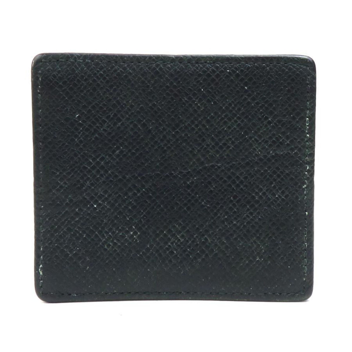 Louis Vuitton Dark Green Taiga Leather Coin Purse/Coin Case (Pre-Owned)