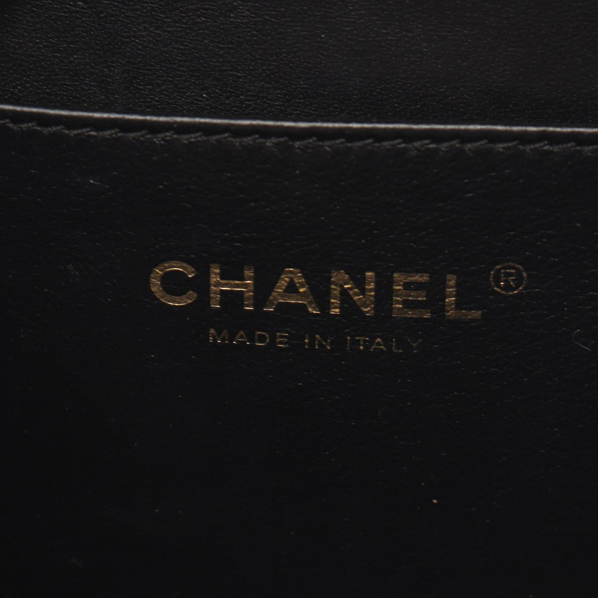 Chanel Matelasse Black Grained Calfskin Handbag Shoulder Bag Vanity Bag (Pre-Owned)