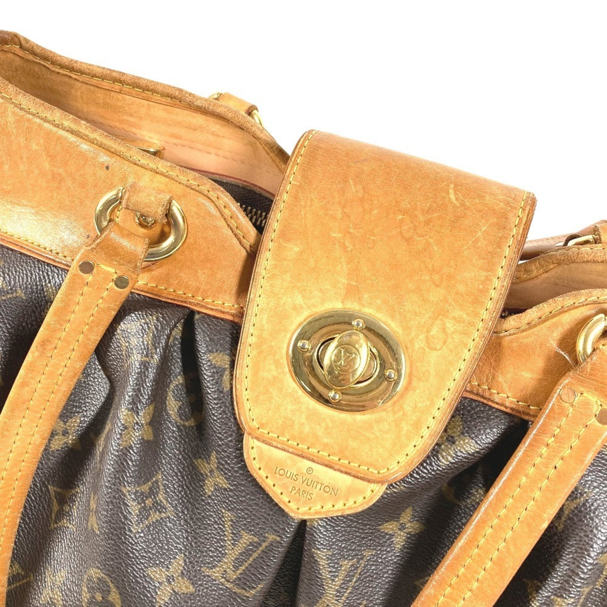Louis Vuitton Monogram Brown Monogram Shoulder Bag Tote Bag (Pre-Owned)