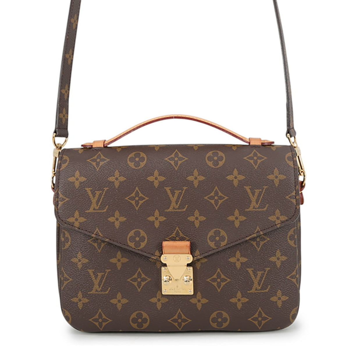 Louis Vuitton Monogram Brown Monogram Handbag Pochette Shoulder Bag (Pre-Owned)