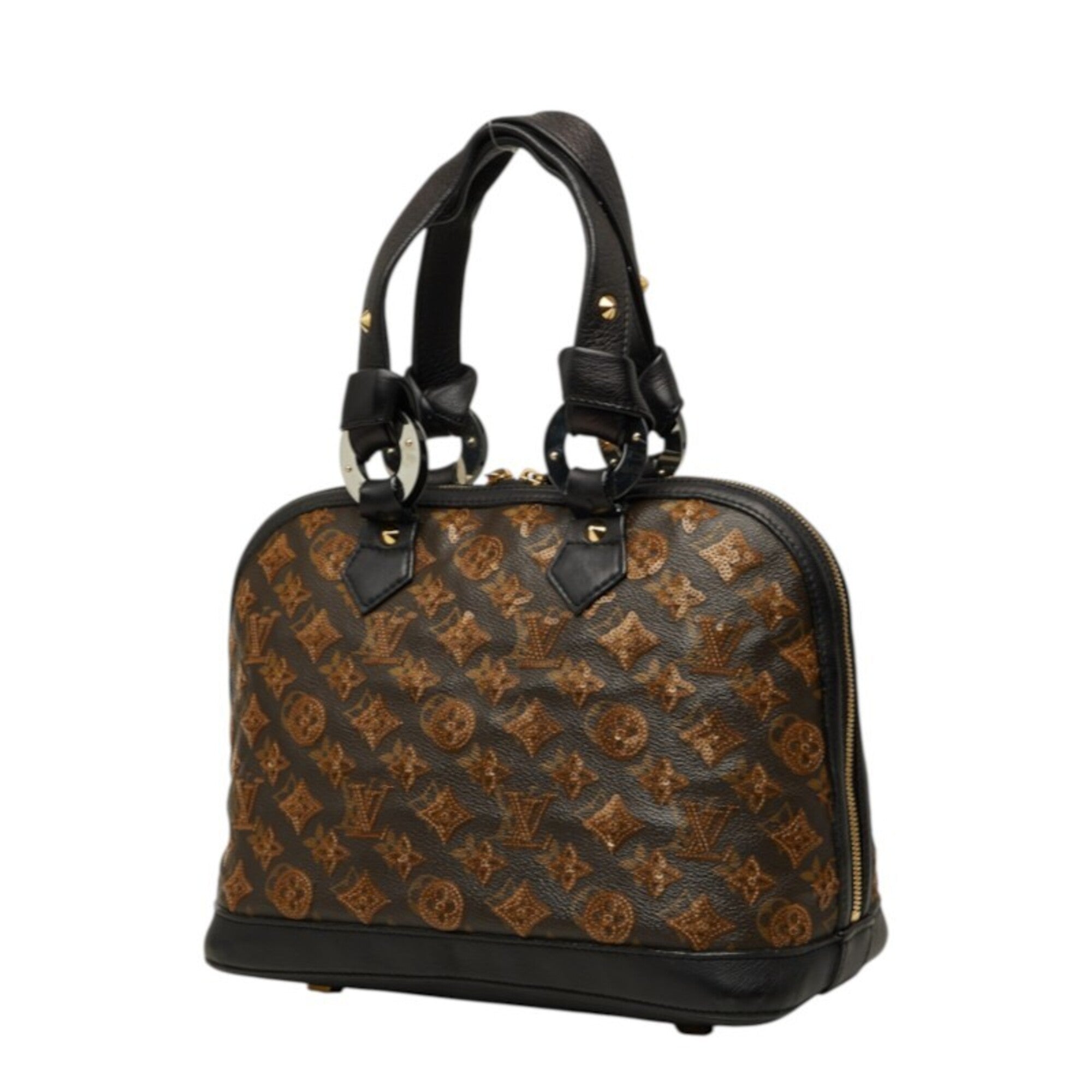 Louis Vuitton Brown Monogram Eclipse Pvc Leather Handbag (Pre-Owned)